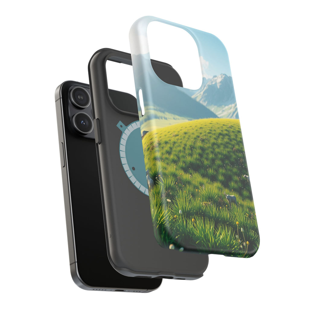 iPhone Vibrant Alpine Meadow Design Slim Everyday Designer Case · iPhone Case