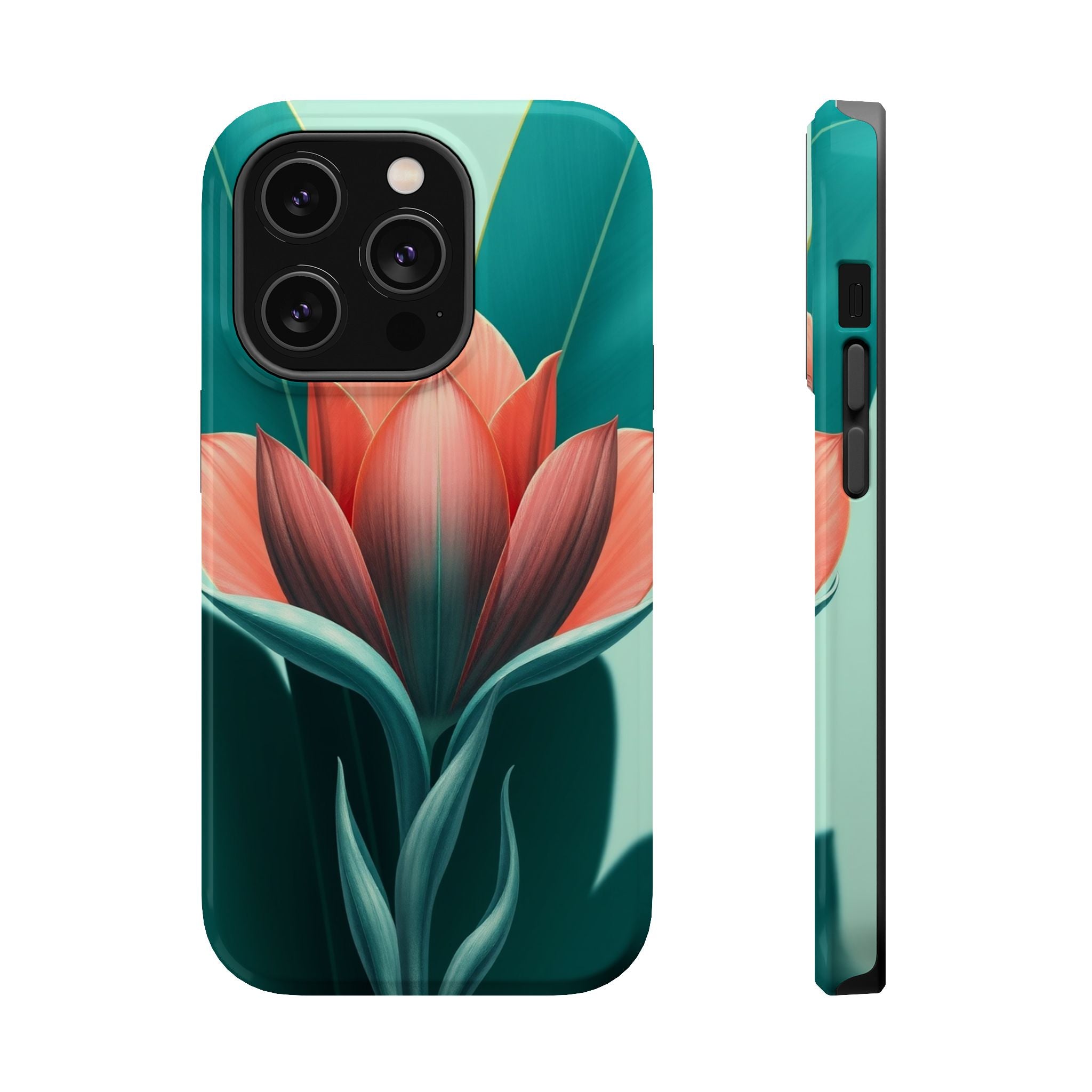 iPhone Dreamy Botanical Illustration Design Soft iPhone 14 Finish · iPhone Case
