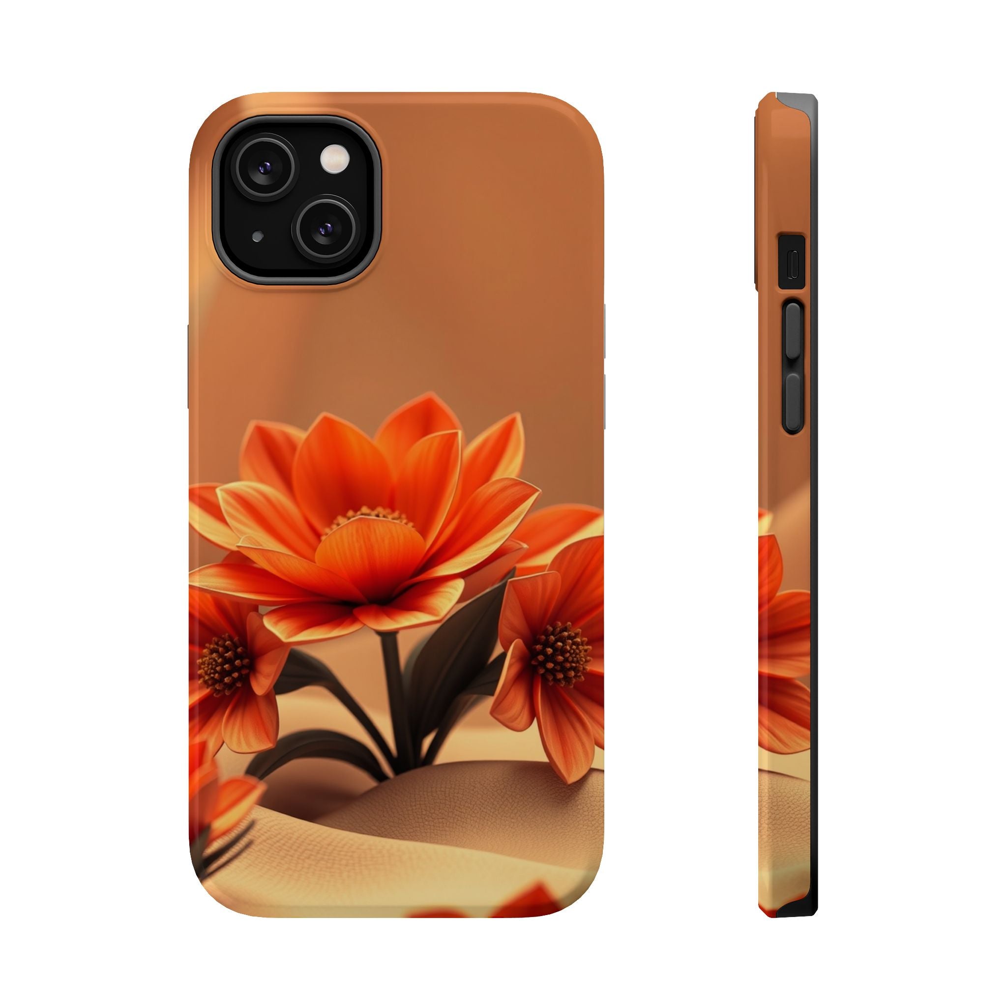 iPhone Floral Geometric 3D Digital Bold Modern Everyday Snap Case · iPhone Case