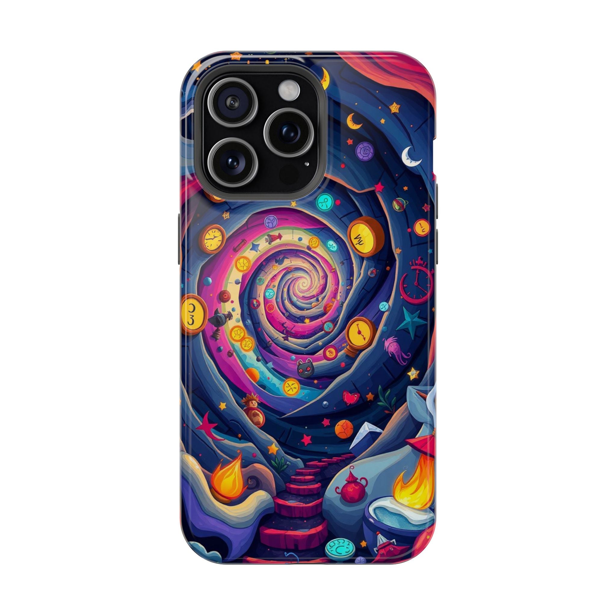 iPhone Time Portal Swirl Kids Fun iPhone Phone Case Gift Clean Minimal · iPhone