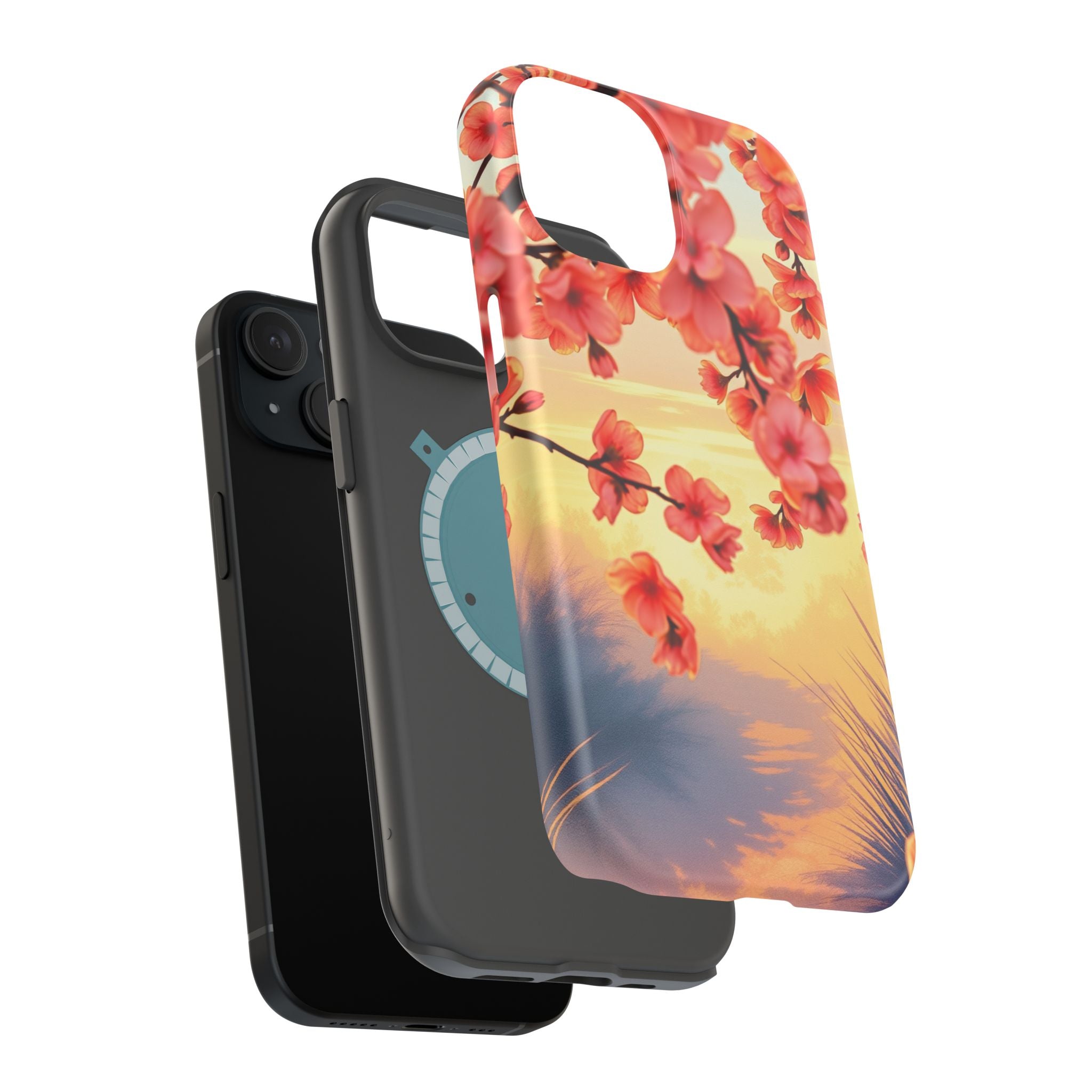 iPhone Sunset Amber And Peach Blossom Trail Slim Snap Cas Carry Case · iPhone Ca