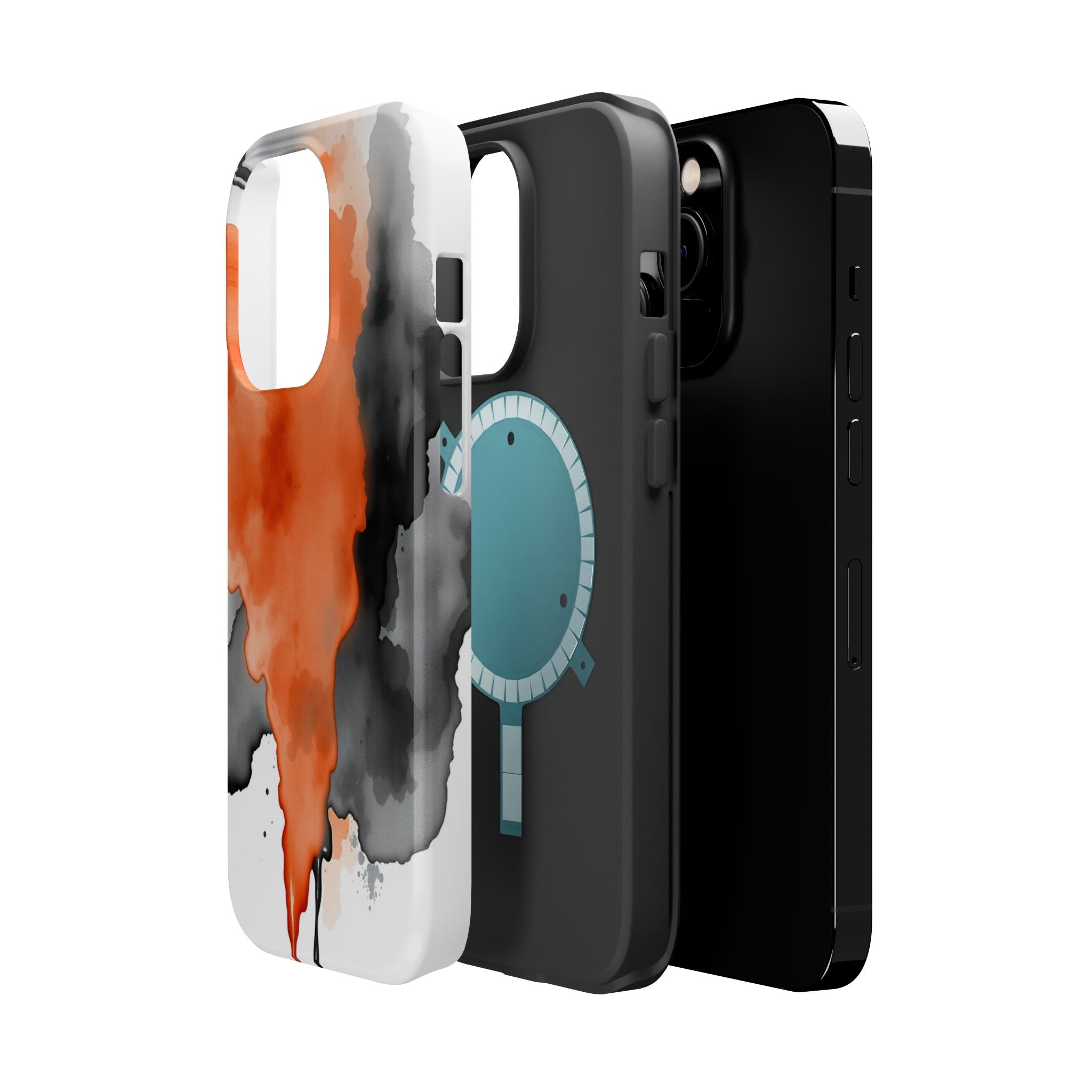 iPhone Ink Bleed Vibrant Watercolor Slim Everyday Designer Case · iPhone Case