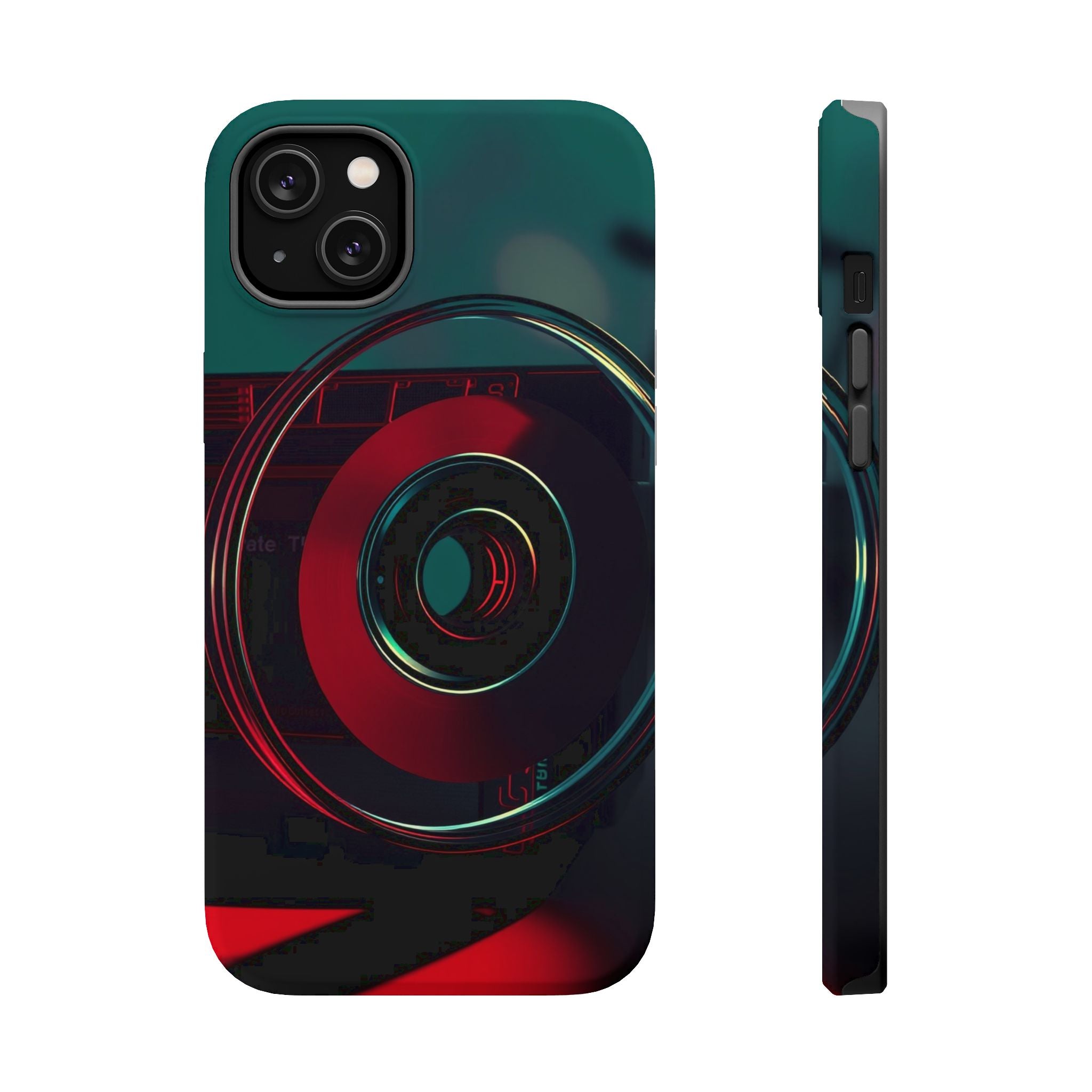 iPhone Vibrant Cassette Tape Rewind Design Slim Everyday Designer Case · iPhone