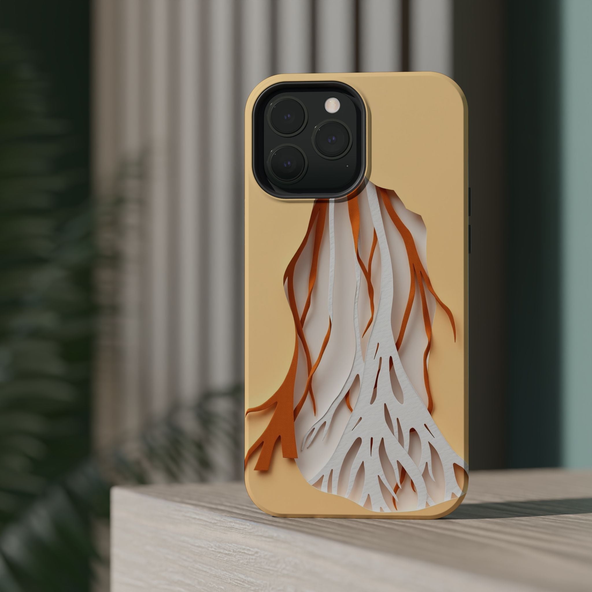 iPhone Mangrove Roots Paper Cut Art Slim Everyday Designer Case · iPhone Case