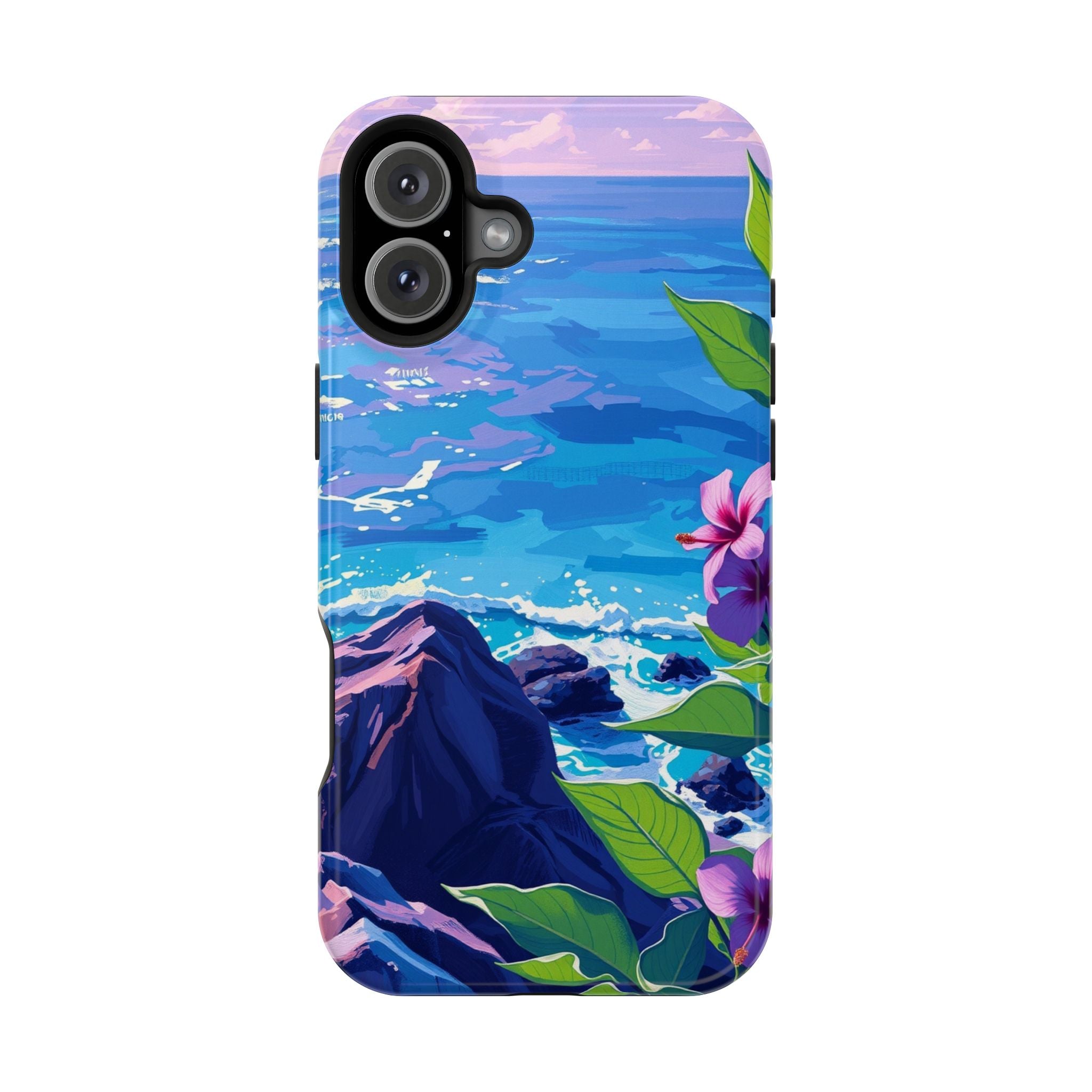 iPhone Hibiscus Coast Enchanted Art Slim Everyday Designer Case · iPhone Case