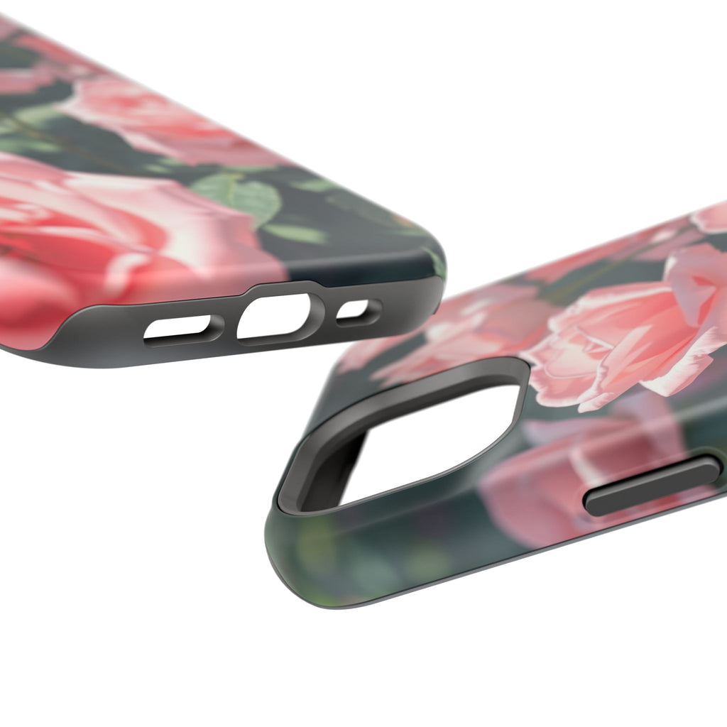 iPhone Mint And Blush Rose Garden Bold Modern Everyday Snap Case · iPhone Case