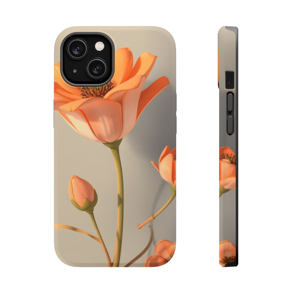 iPhone Sunset Amber And Peach Botanical Illustration iPhone Slim · iPhone Case