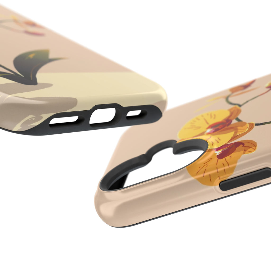 iPhone Orchid Study Pixel Art -Bit Bold Modern Everyday Snap Case · iPhone Case