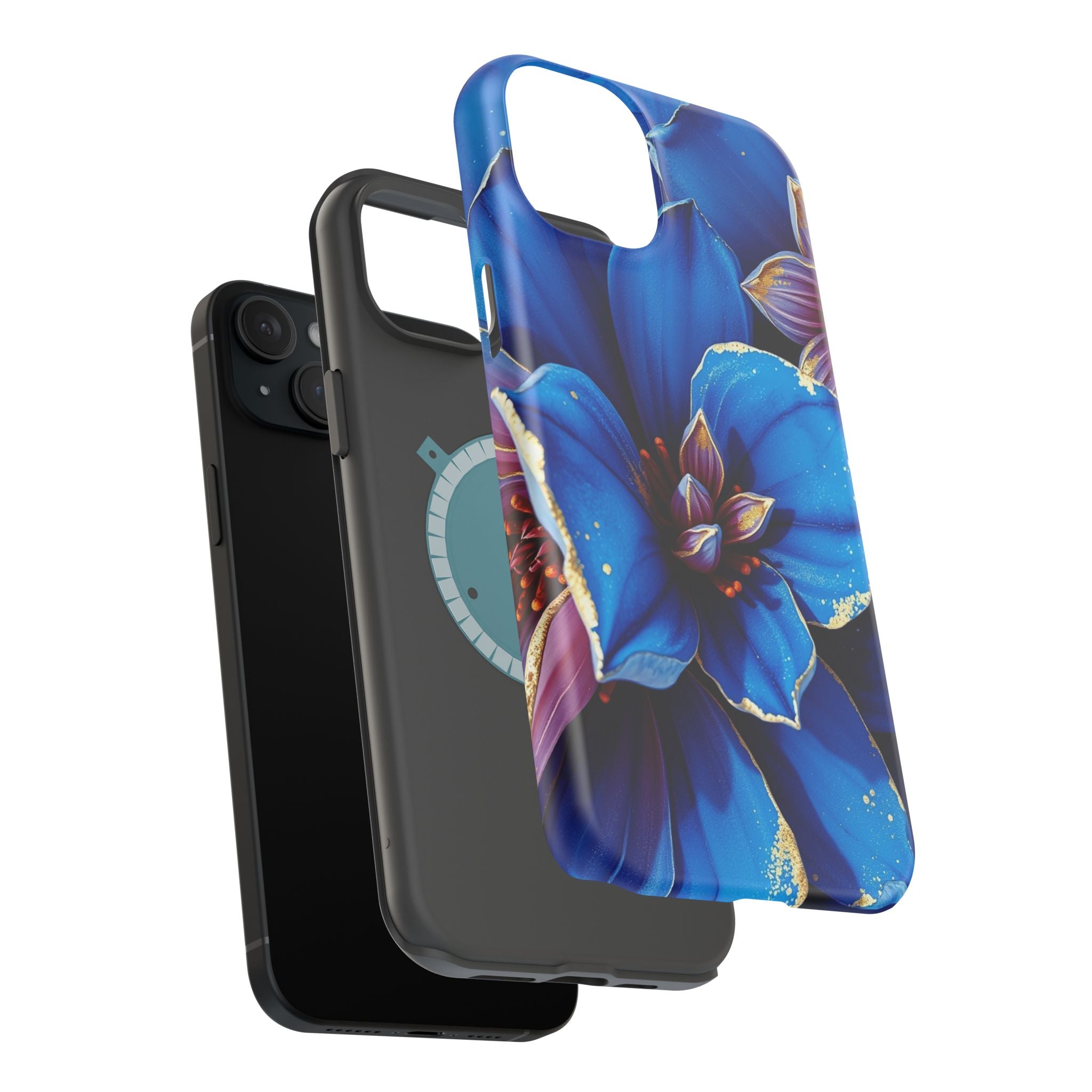 iPhone Floral Gold Foil Serene Design Slim Snap Case Ga · iPhone Case