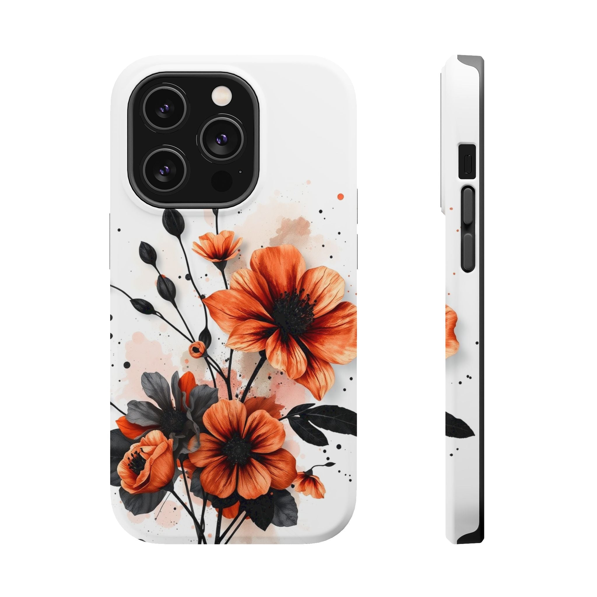 iPhone Floral Watercolor Splash 3D Digital Slim iPhone Everyday · iPhone Case