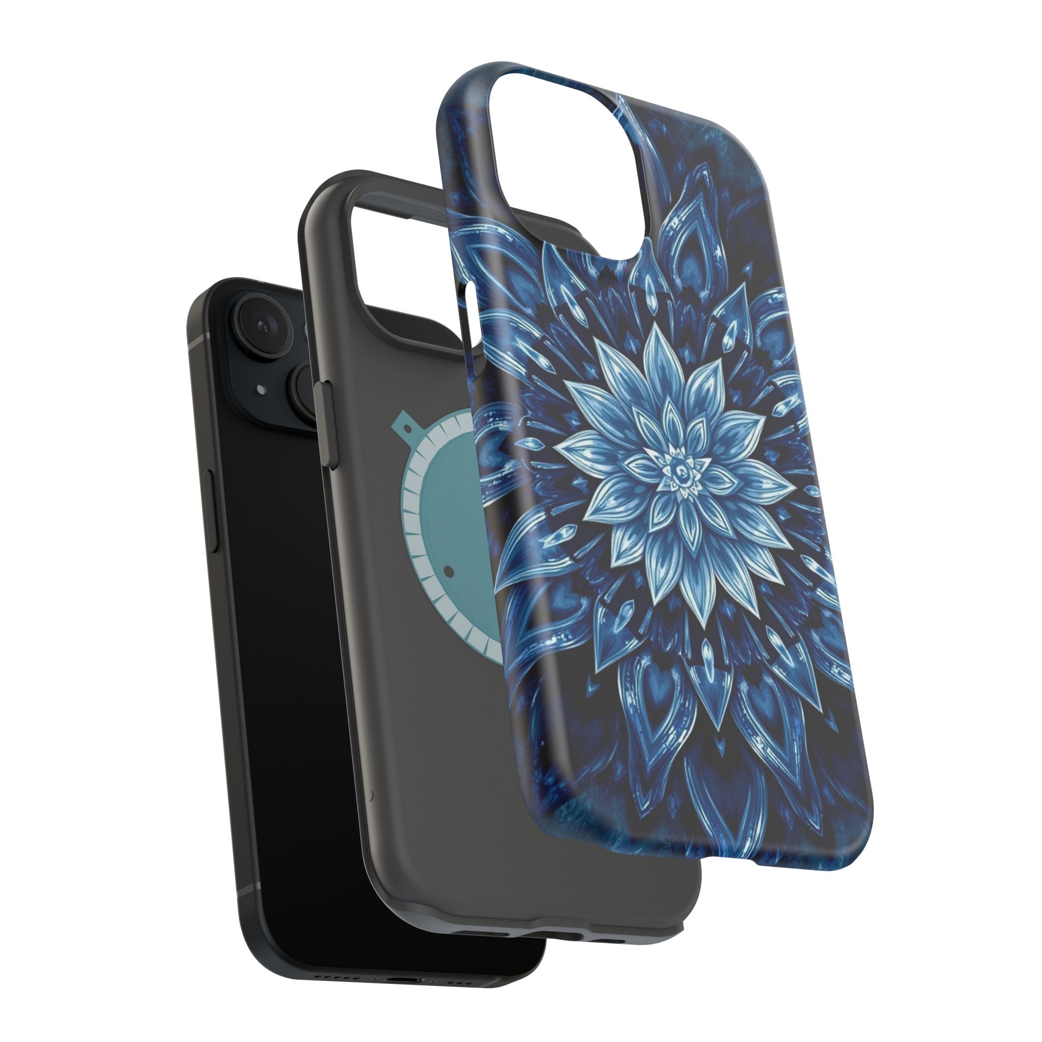 iPhone Floral Mandala Electric Art Bold Modern Everyday Snap Case · iPhone Case