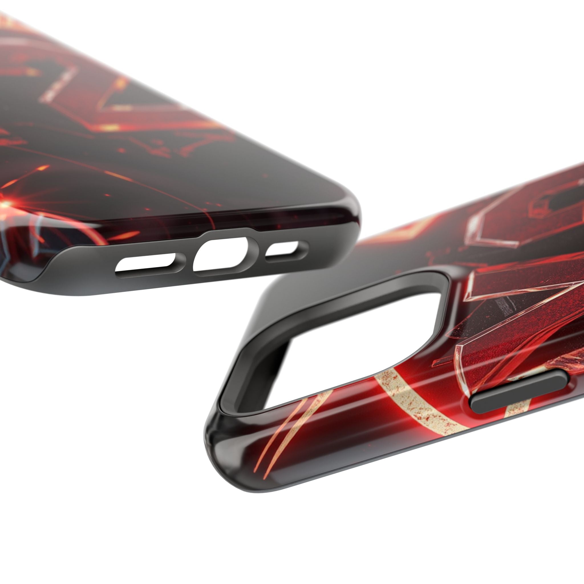 iPhone Y2K Holographic Bold Art Slim Everyday Designer Case · iPhone Case