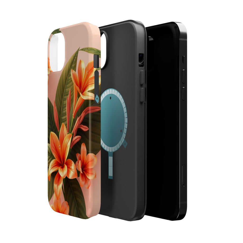 iPhone Tropical Bloom 3D Digital Bold Modern Everyday Snap Case · iPhone Case
