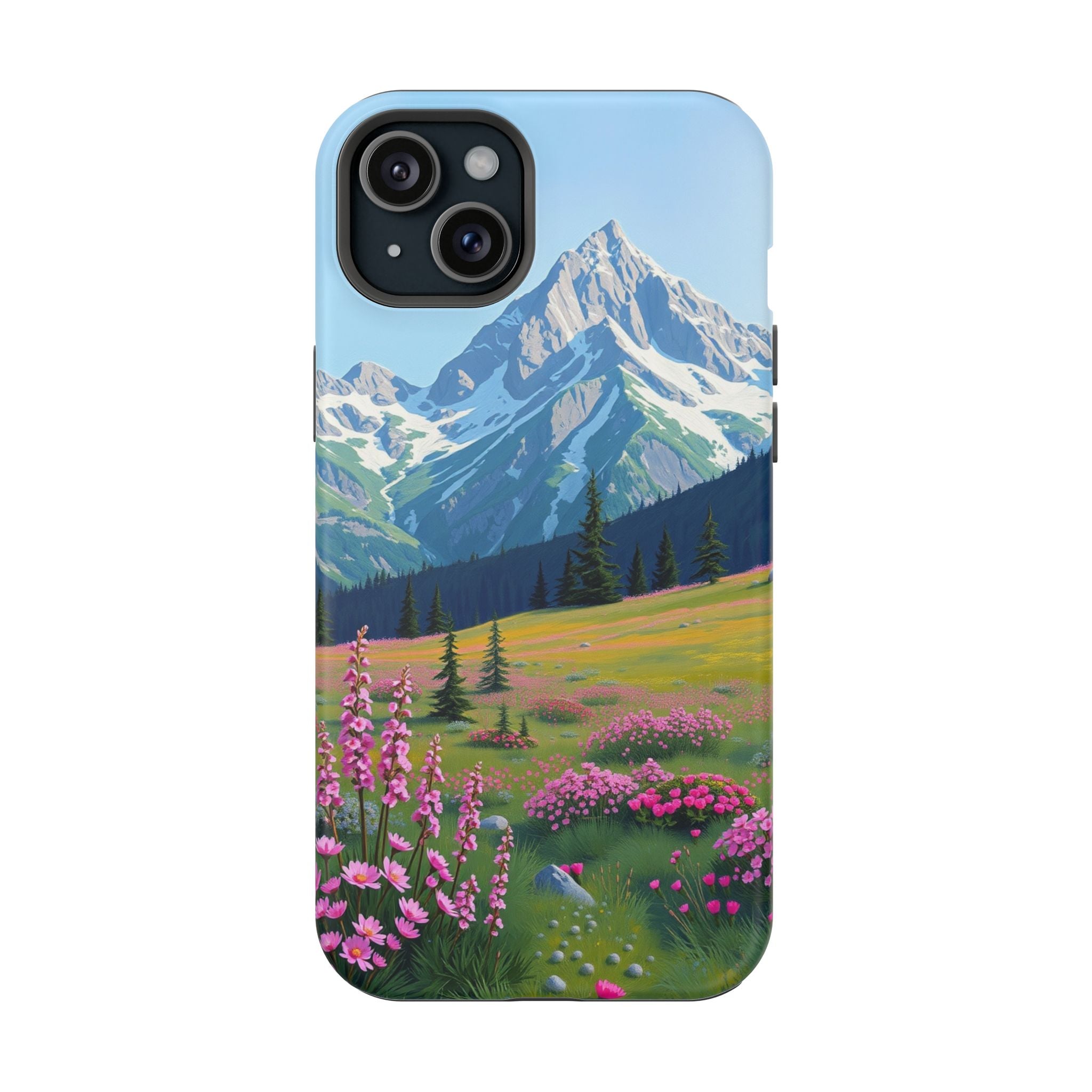 iPhone Earthy Alpine Meadow Design Bold Modern Everyday Snap Case · iPhone Case