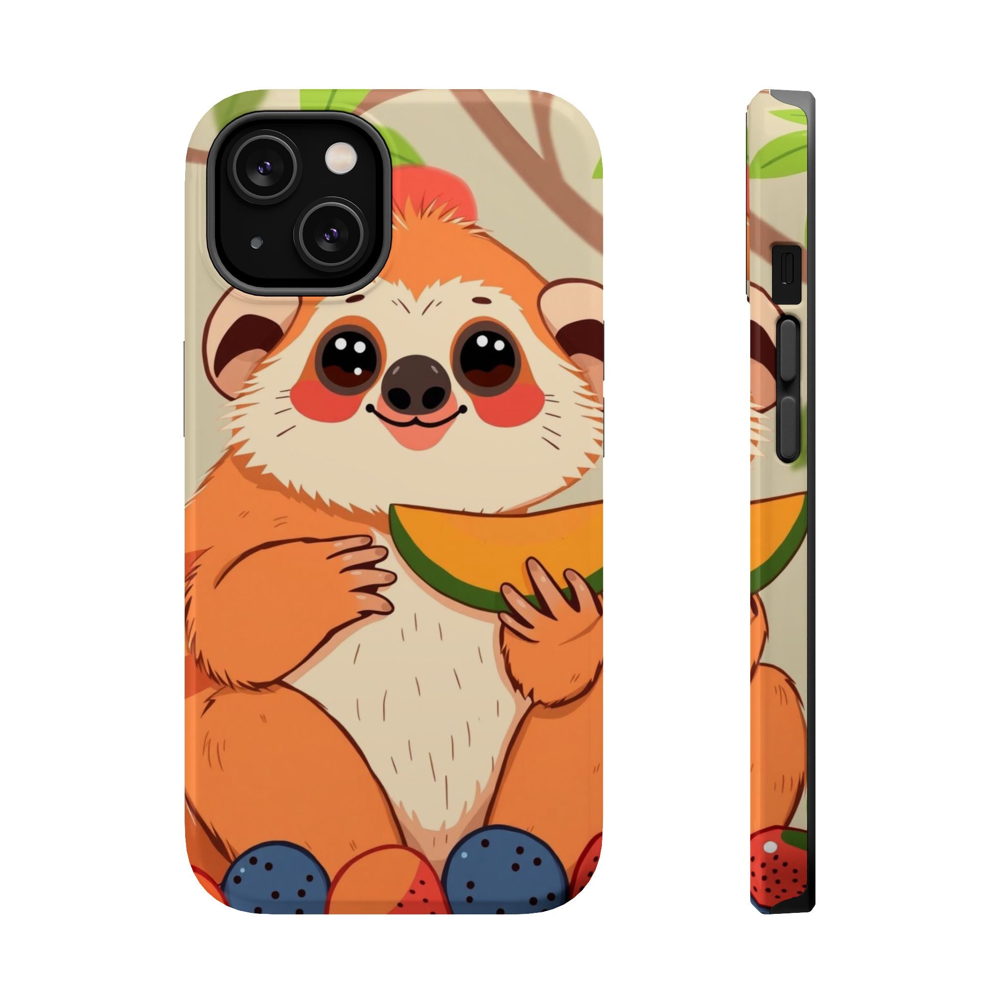 iPhone Slow Loris with Fruit Kids Fun iPhone Phone Case Gift Slim · iPhone Case