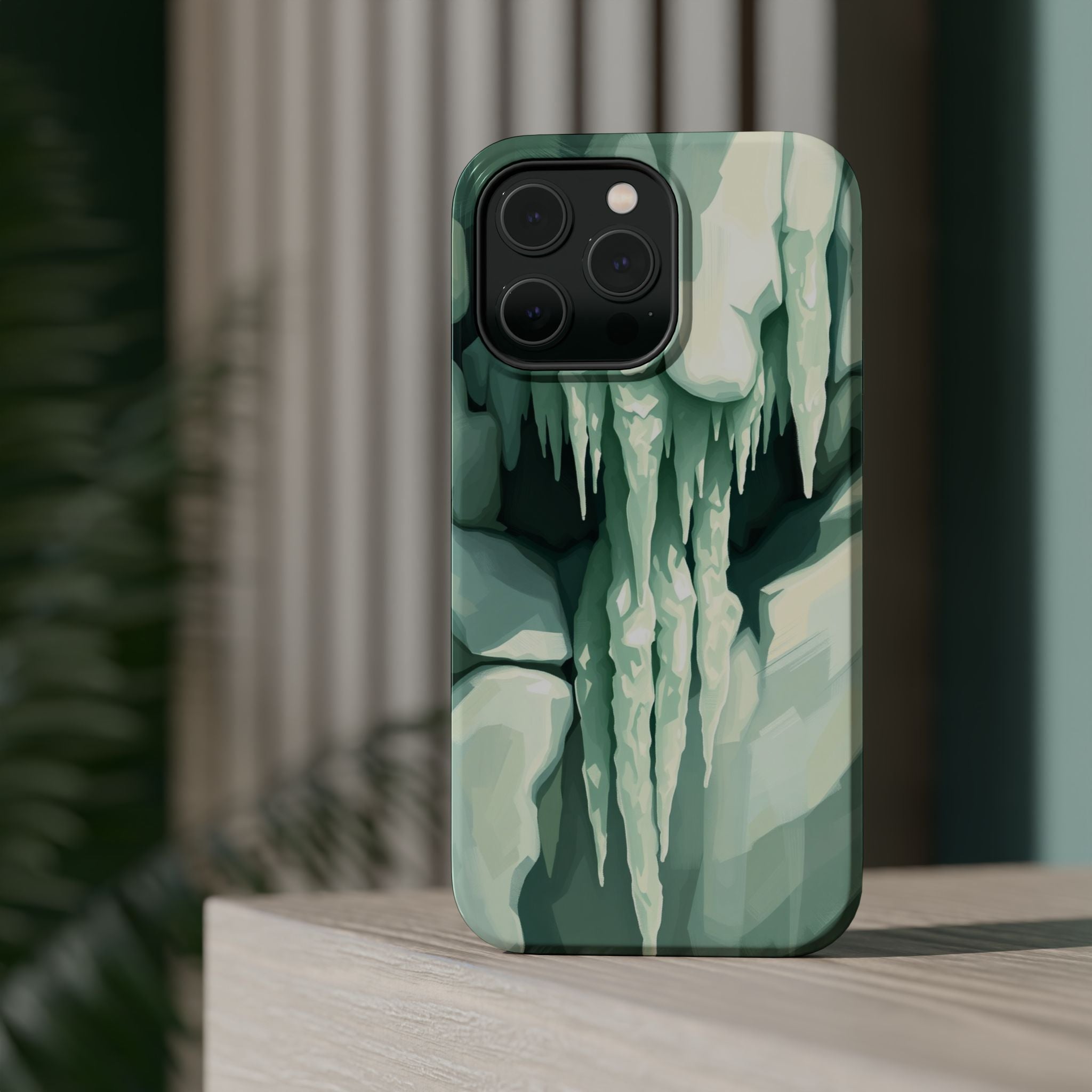 iPhone Earthy Icicle Formation Design Slim Everyday Designer Case · iPhone Case