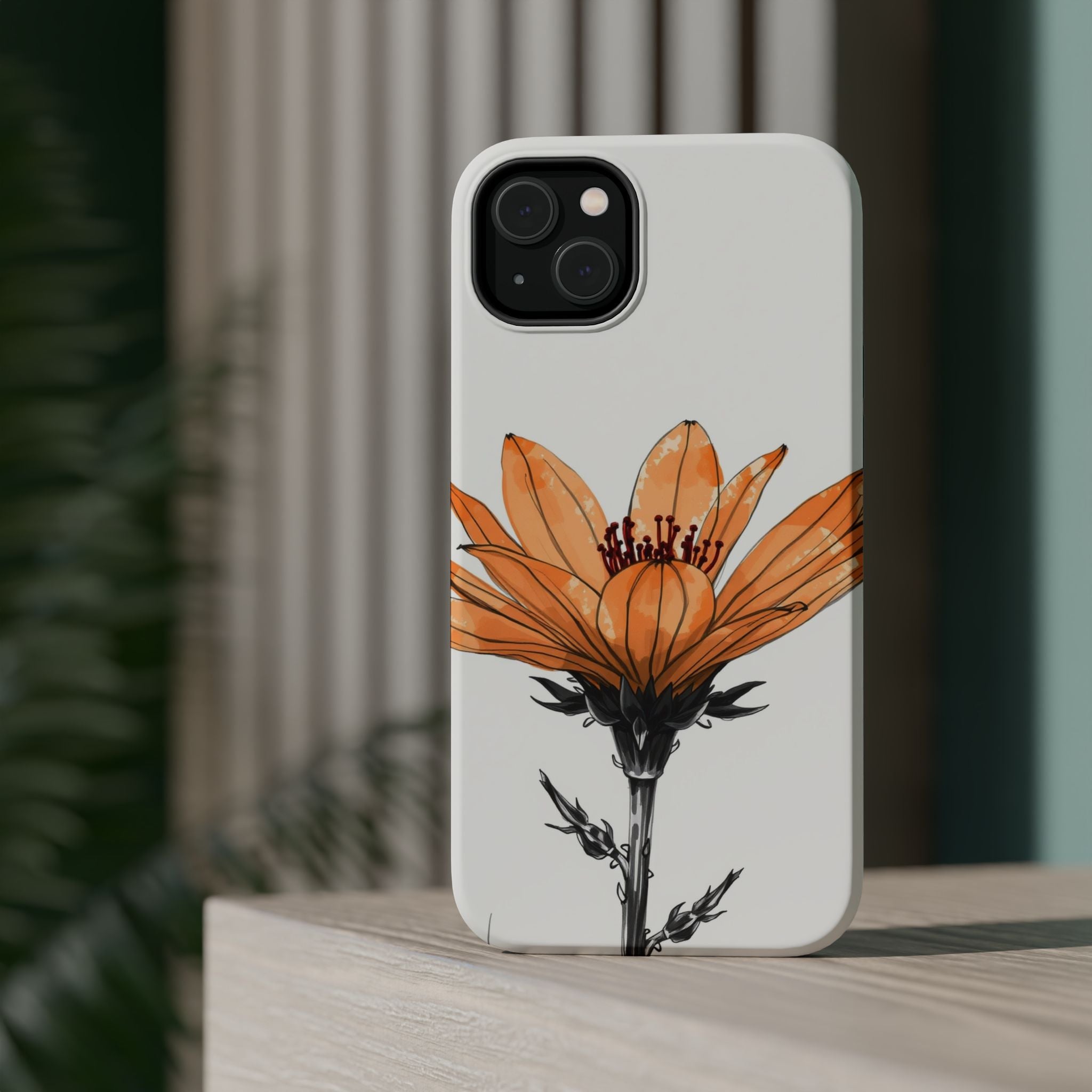 iPhone Earthy Desert Flower Design Bold Modern Everyday Snap Case · iPhone Case