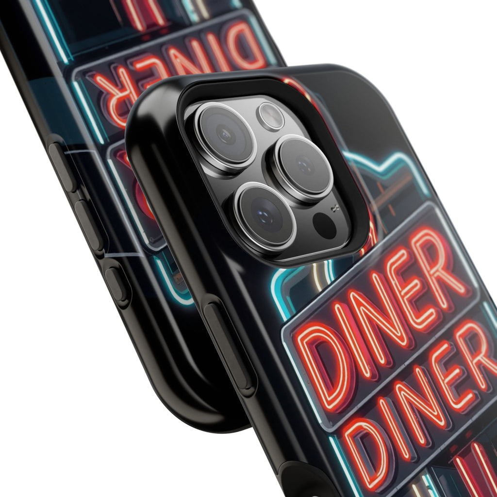 iPhone Neon Diner Sign Electric Art Slim Everyday Designer Case · iPhone Case