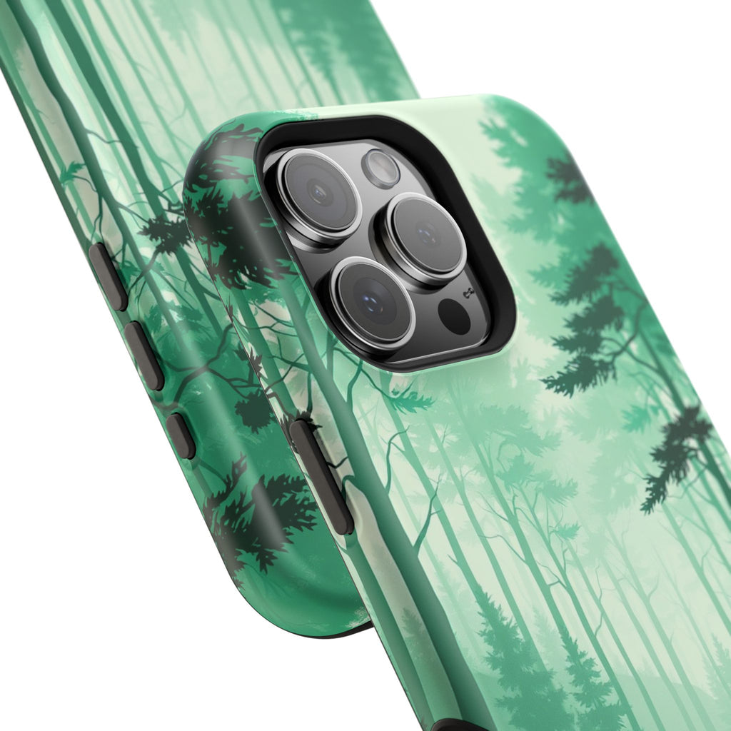 iPhone Earthy Misty Forest Path Design Slim Everyday Designer Case · iPhone Case