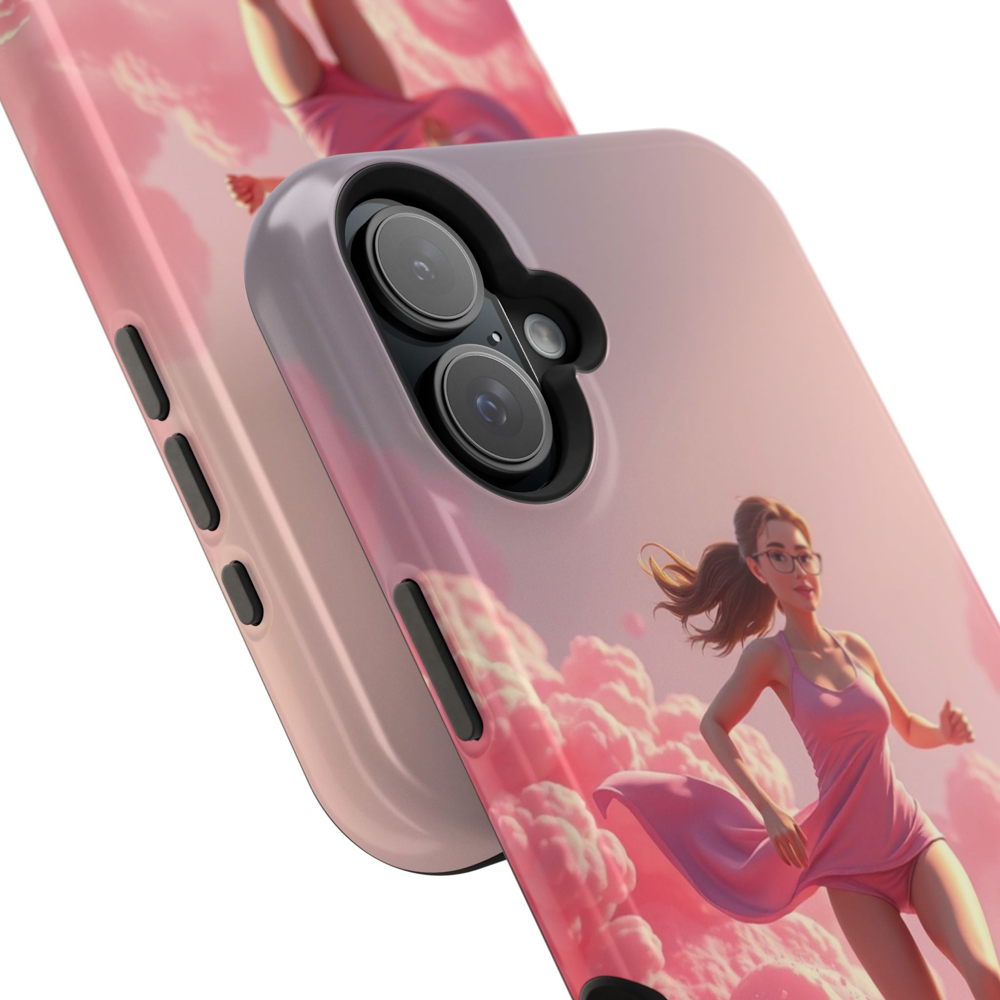 iPhone on Fumes 3D Digital Bold Modern Everyday Snap Case · iPhone Case