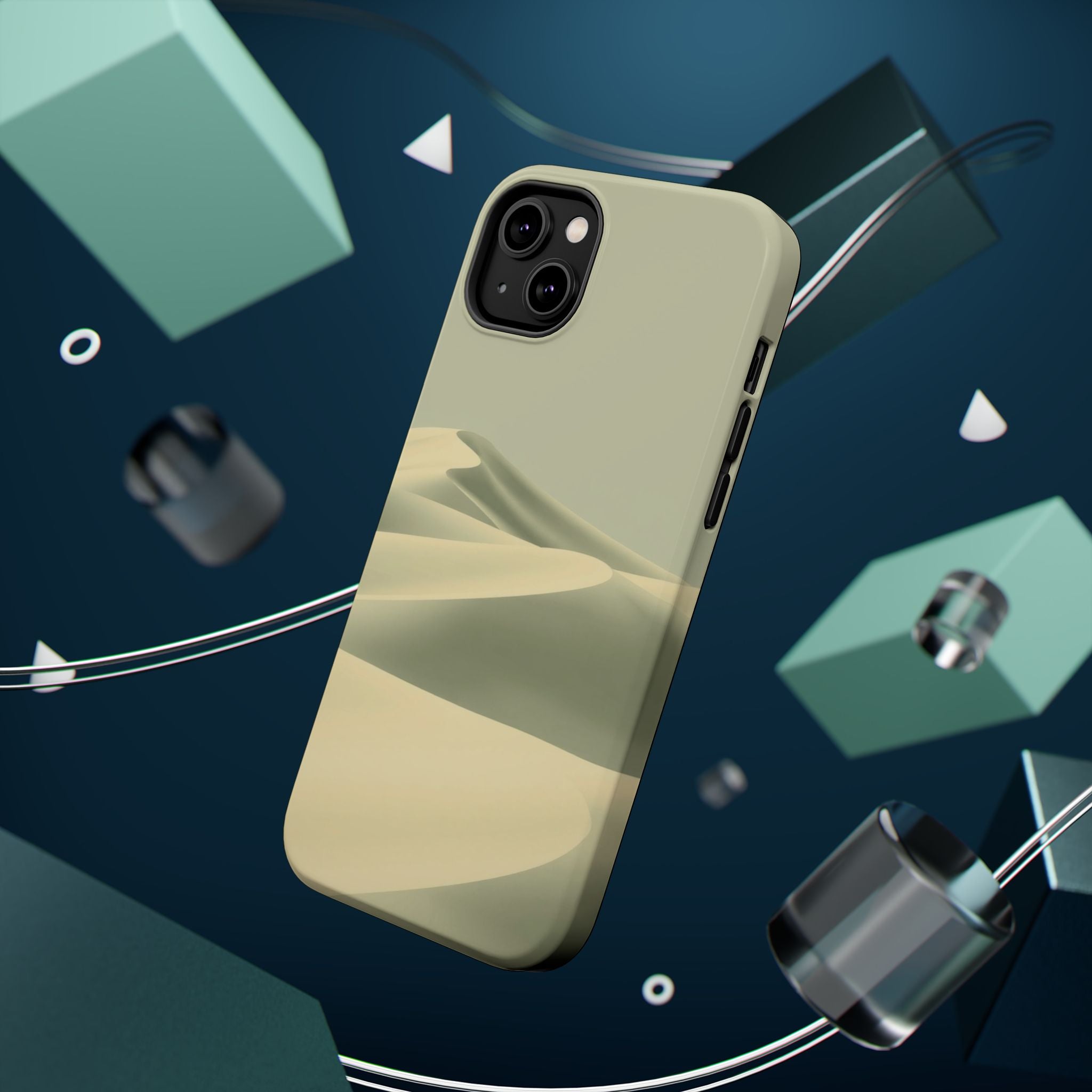 iPhone Sage And Ivory Desert Dunes Bold Modern Everyday Snap Case · iPhone Case
