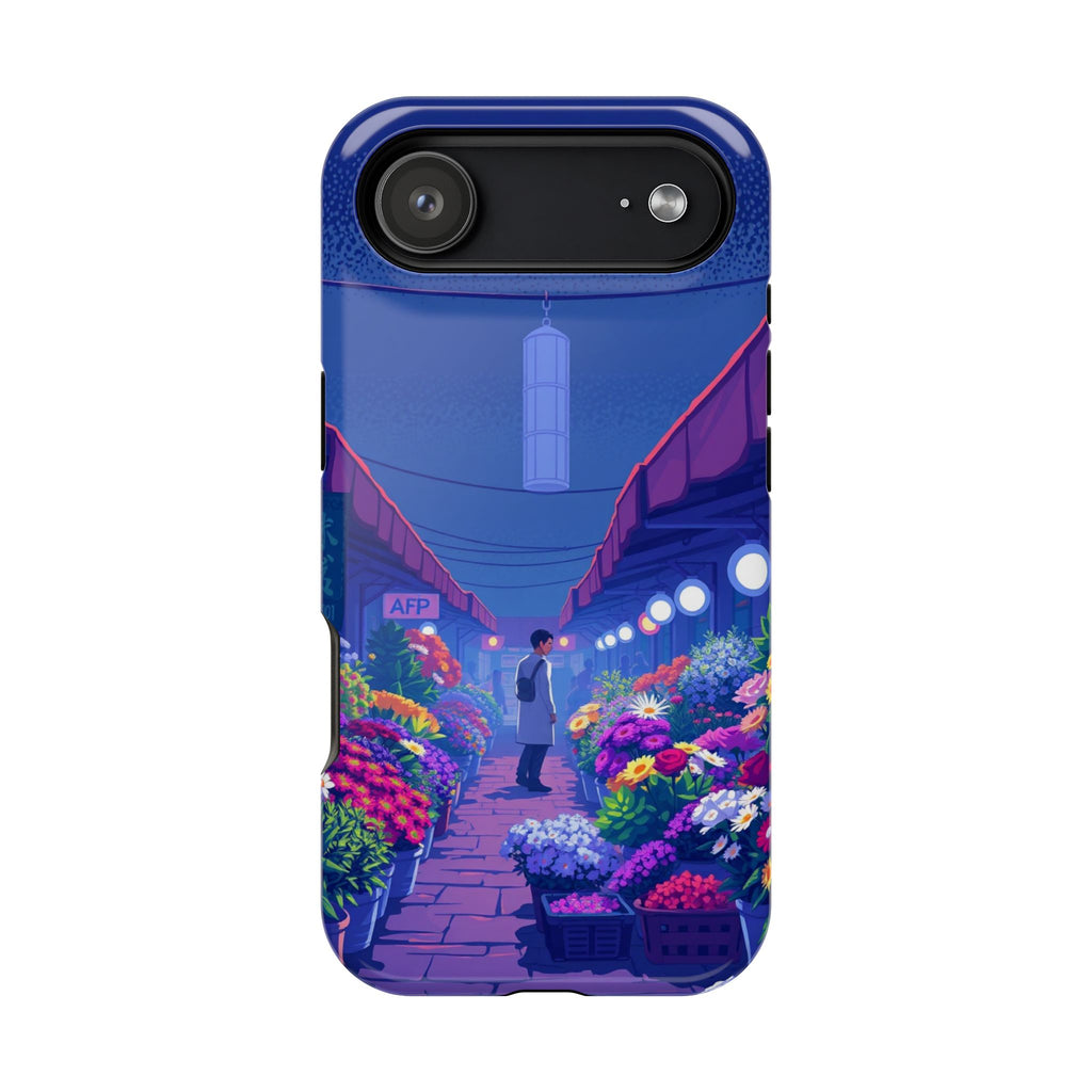 iPhone Flower Market Electric Art Bold Modern Everyday Snap Case · iPhone Case