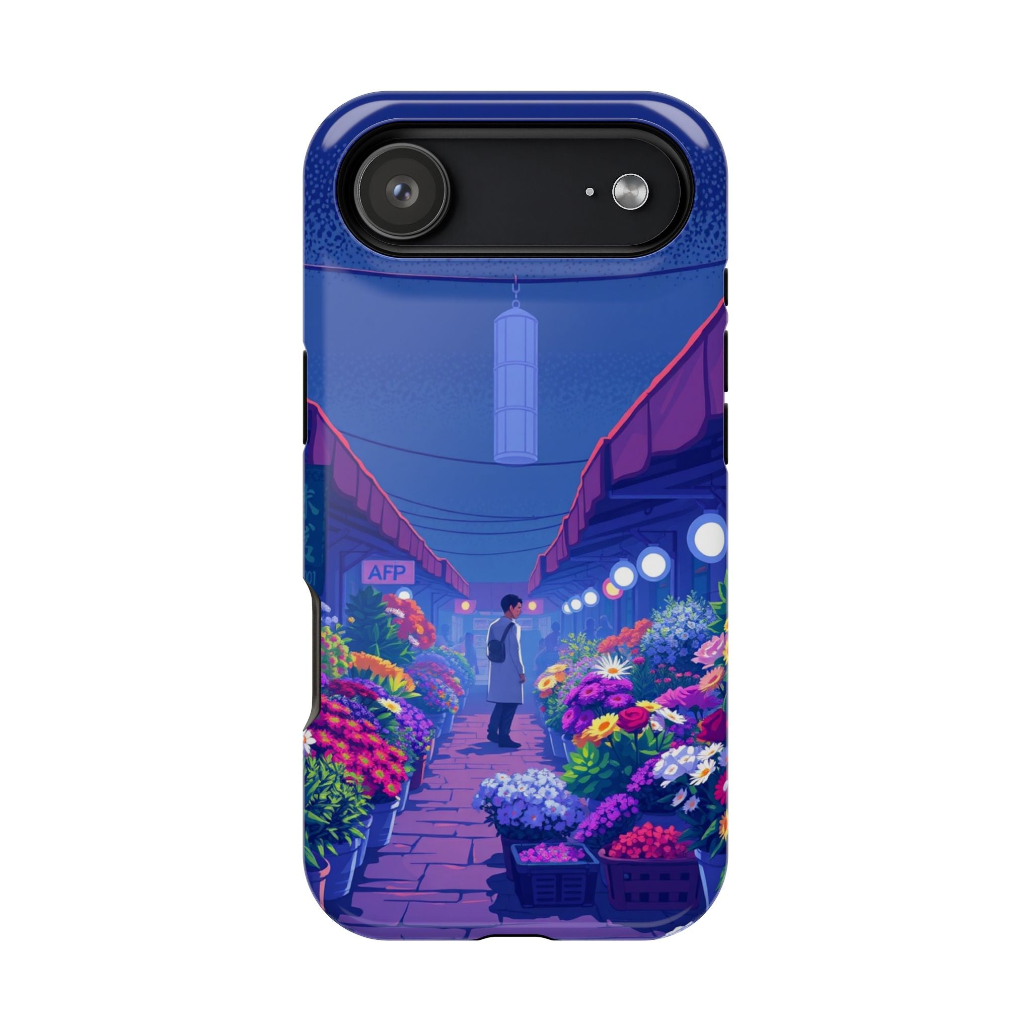 iPhone Flower Market Electric Art Bold Modern Everyday Snap Case · iPhone Case