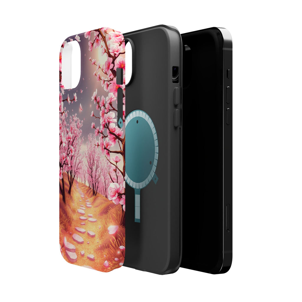 iPhone Dreamy Blossom Trail Design 14 Slim Everyday Designer Case · iPhone Case
