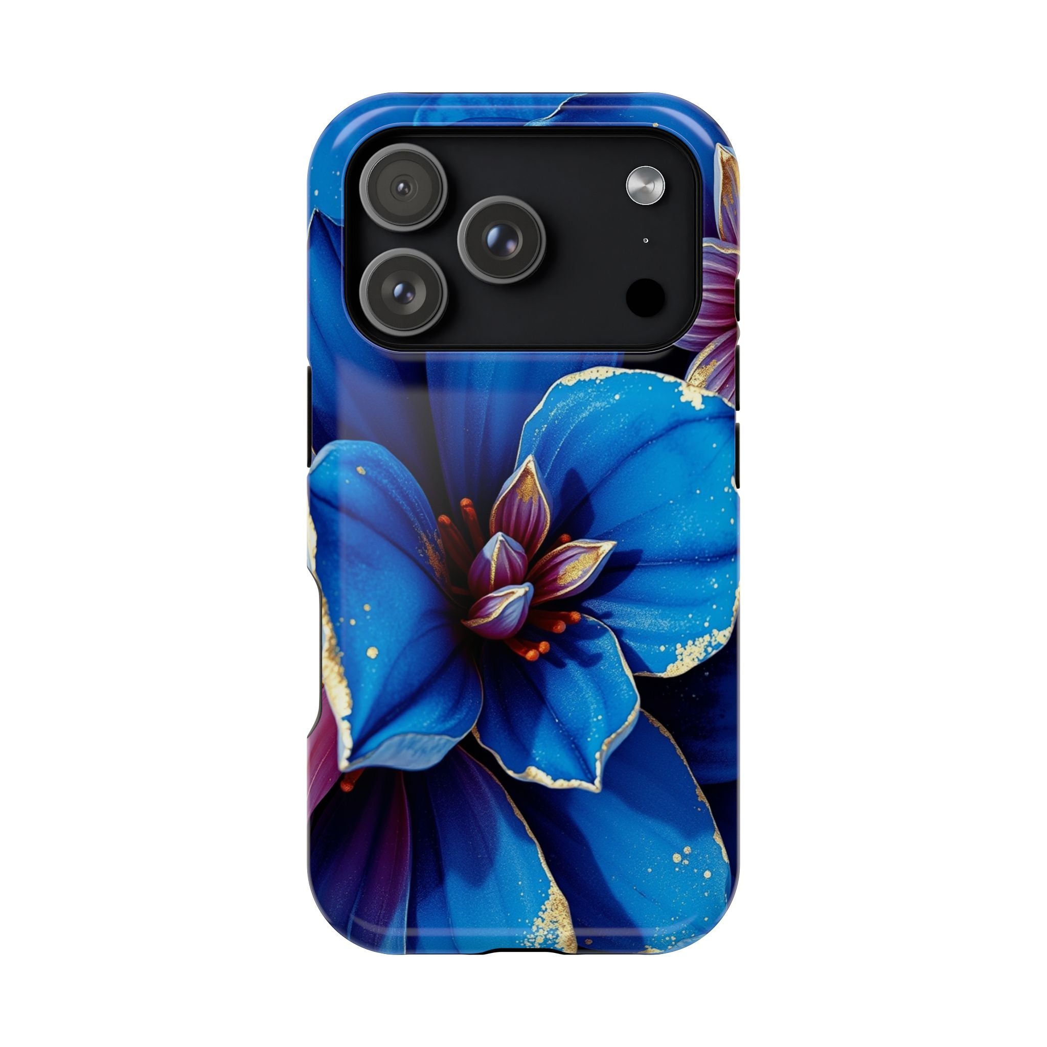 iPhone Floral Gold Foil Serene Design Slim Snap Case Ga · iPhone Case