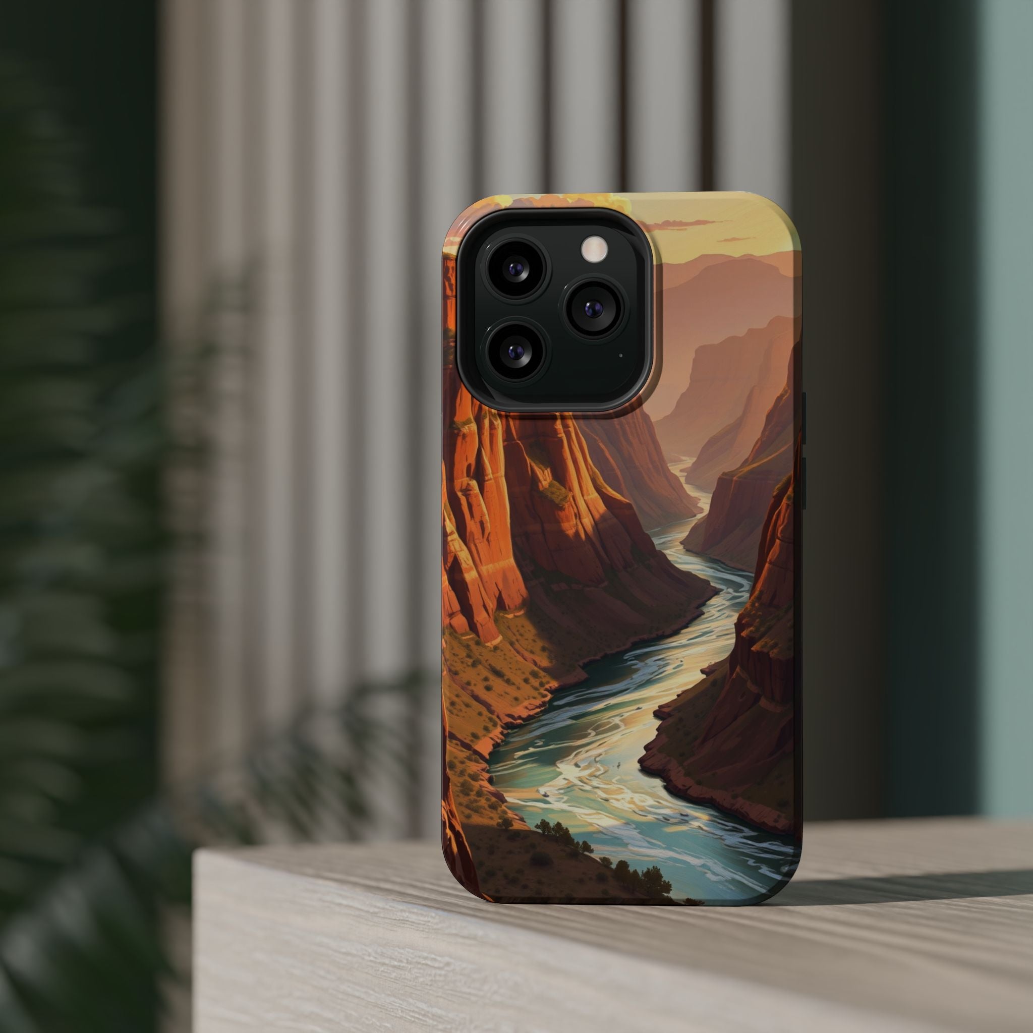 iPhone River Canyon Mystic Art Slim Everyday Designer Case · iPhone Case