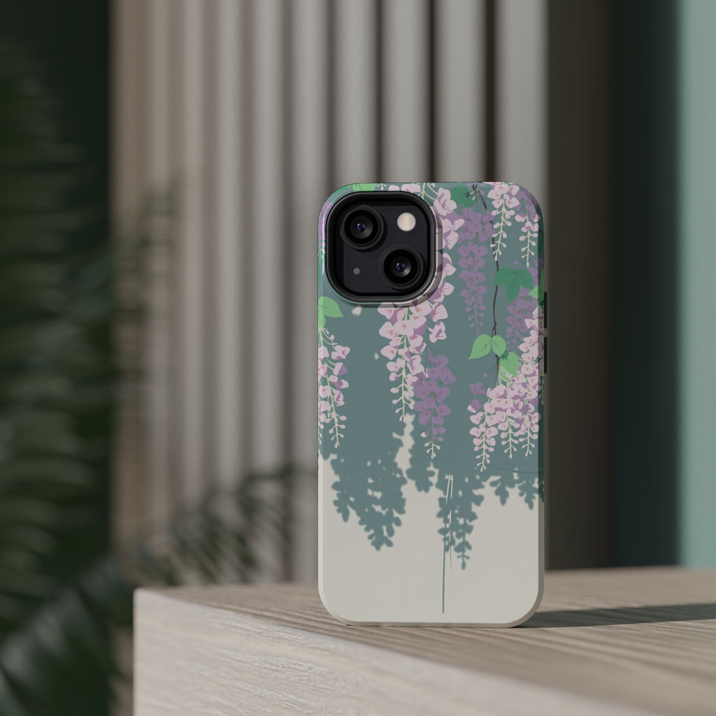 iPhone Dreamy Wisteria Cascade Design Slim Everyday Designer Case · iPhone Case
