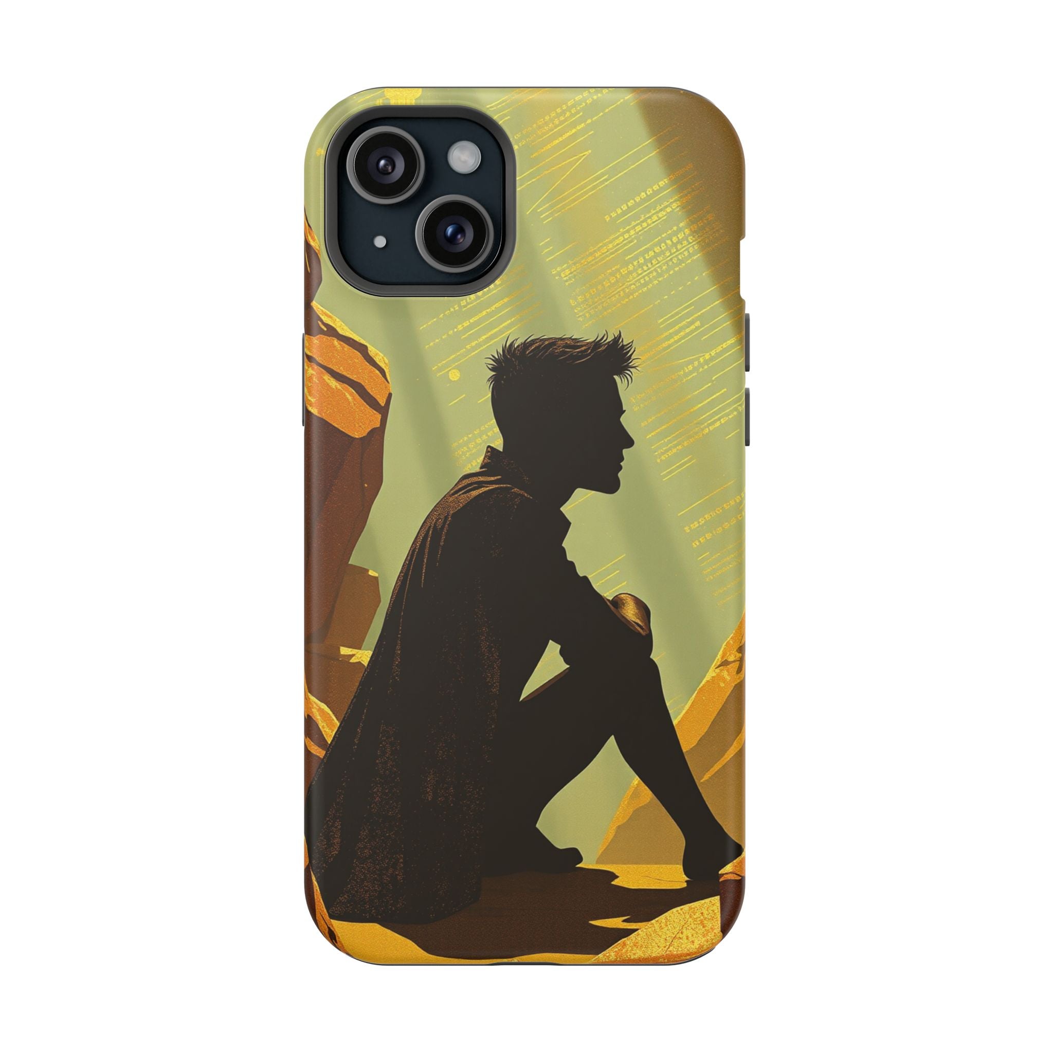 iPhone Mustard And Rust Overthinking Again Slim Everyday Designer Case · iPhone