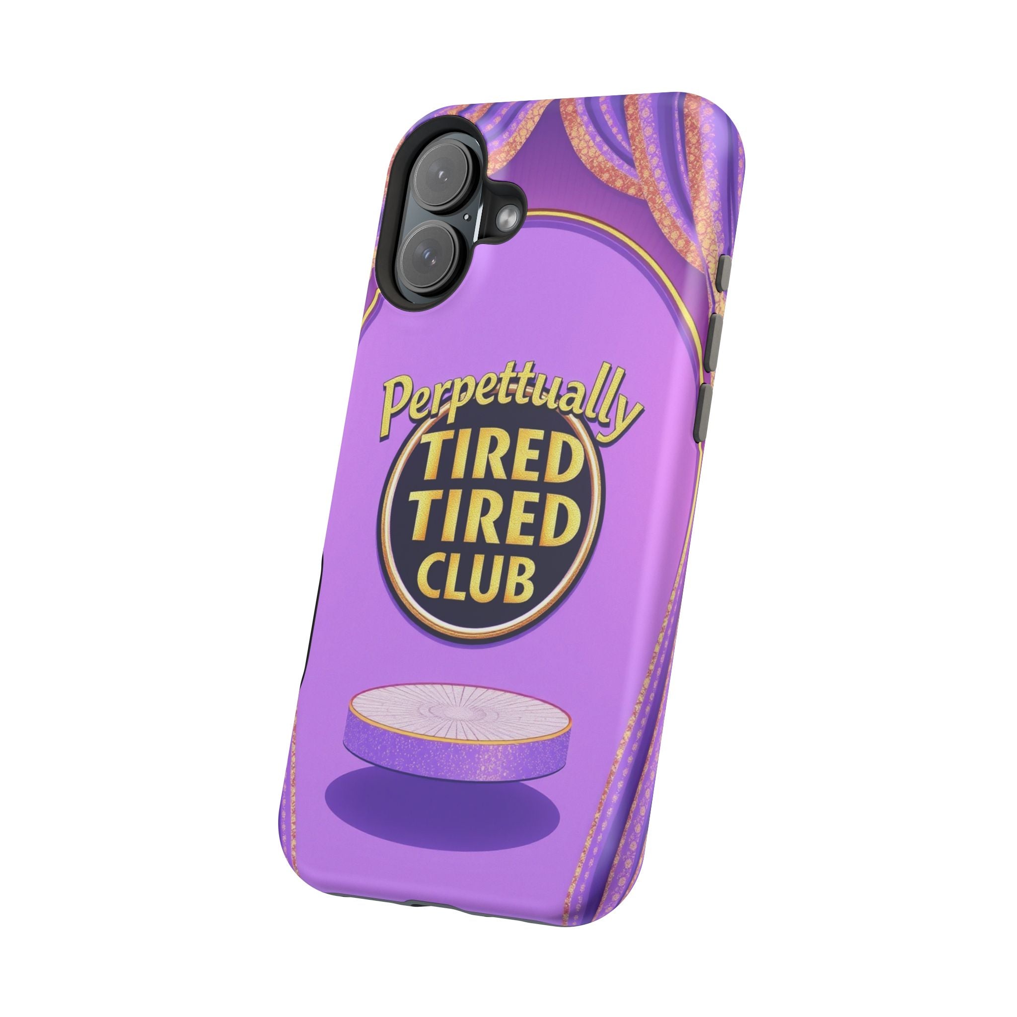 iPhone Perpetually Tired Club Bold Art Slim Everyday Designer Case · iPhone Case