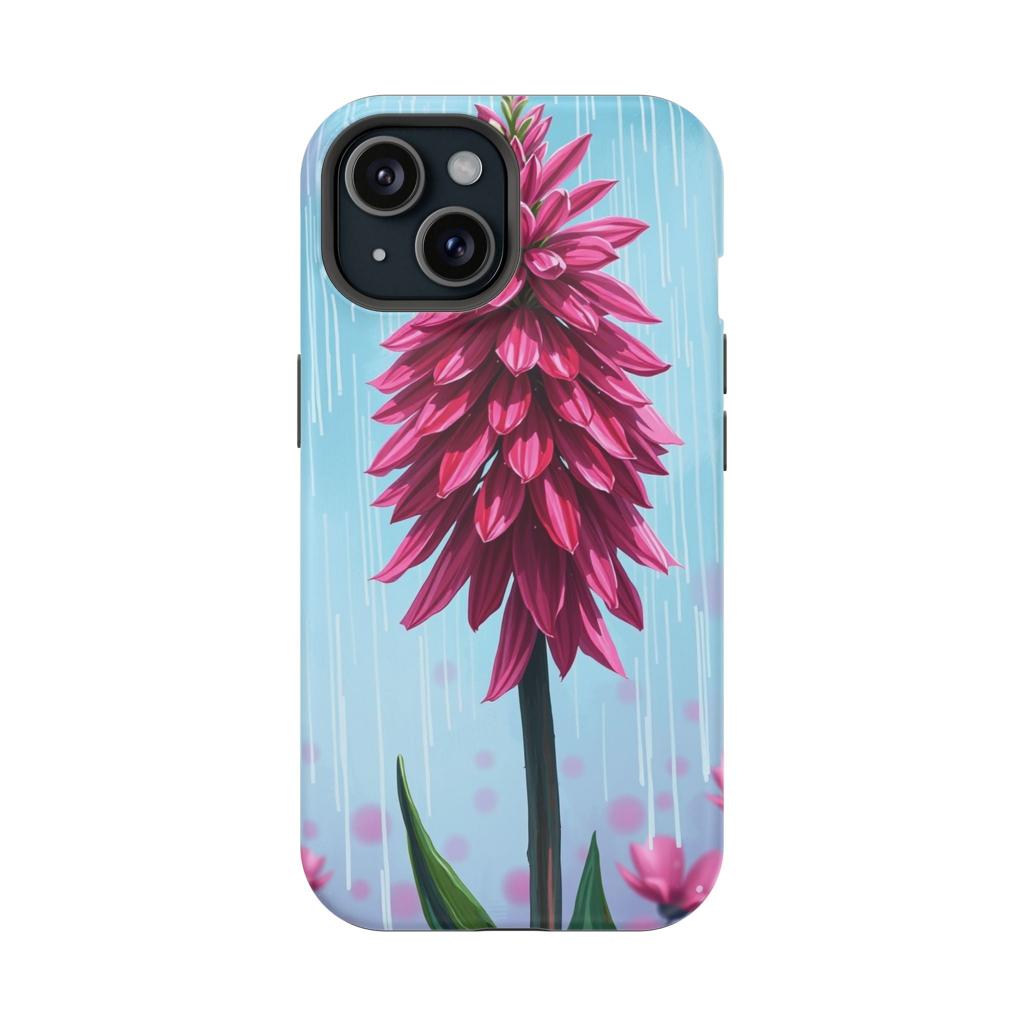 iPhone Cyan And Magenta Spring Shower Bloom Slim iPhone Everyday · iPhone Case