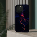 iPhone Indigo And Violet Volcanic Eruption Slim iPhone Everyday · iPhone Case