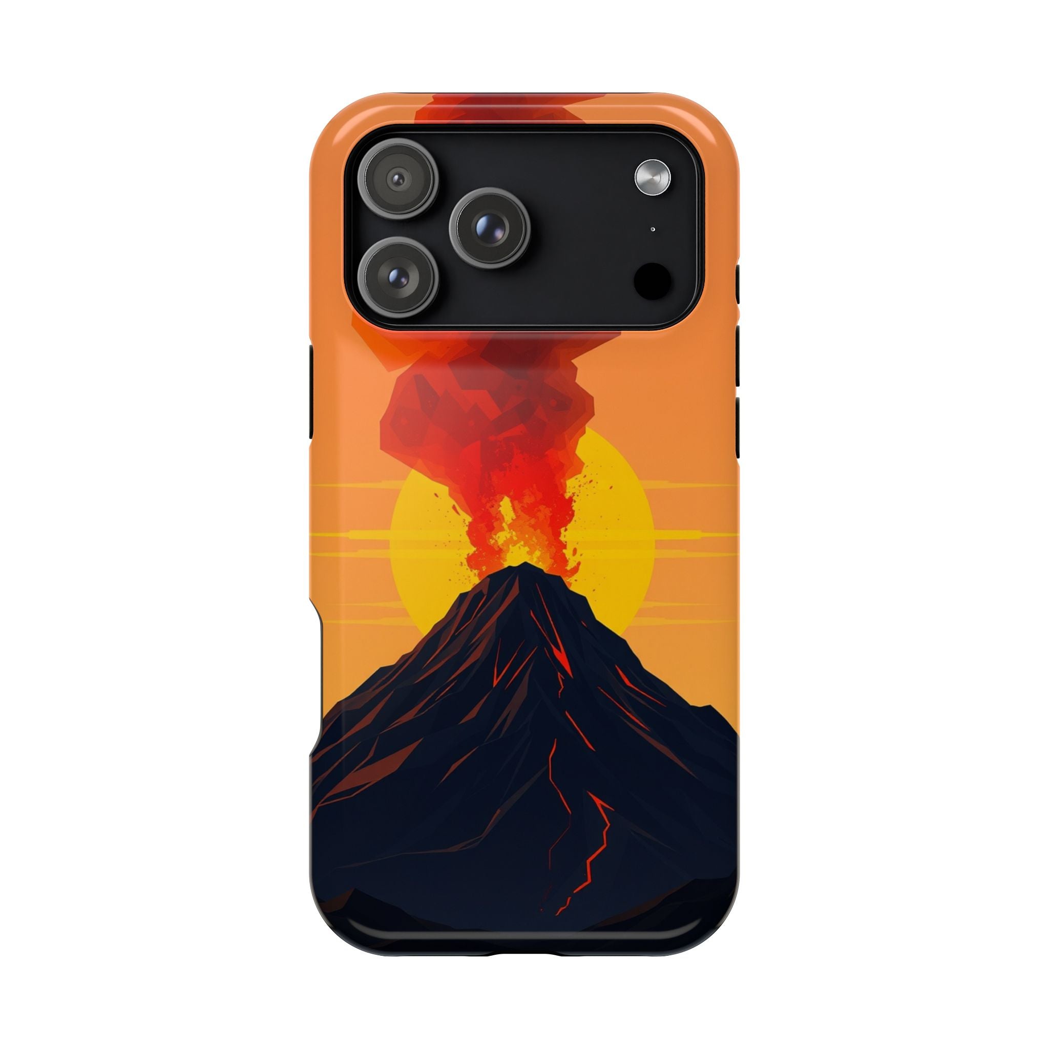 iPhone Vibrant Volcanic Eruption Design Slim Everyday iPhone Designer · iPhone C