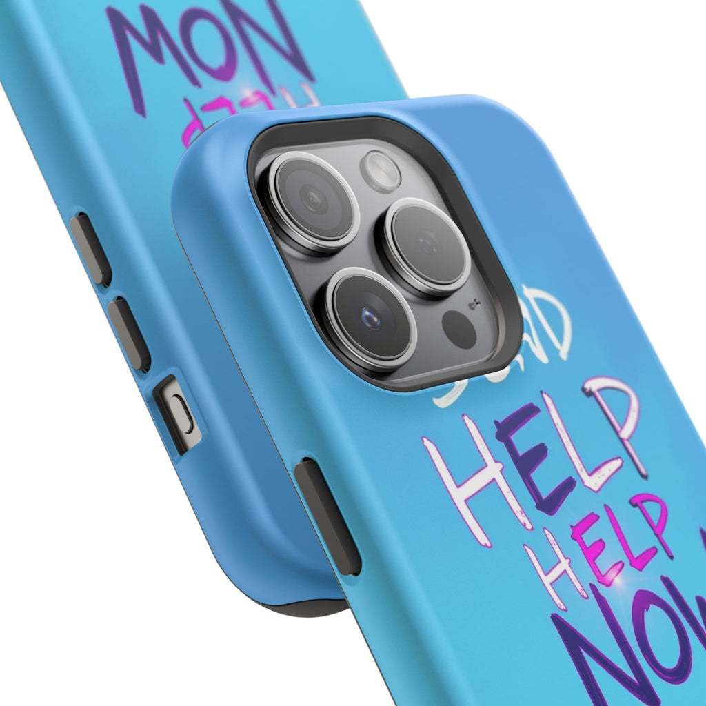 iPhone Radiant Send Help Now Design Slim Everyday Designer Case · iPhone Case