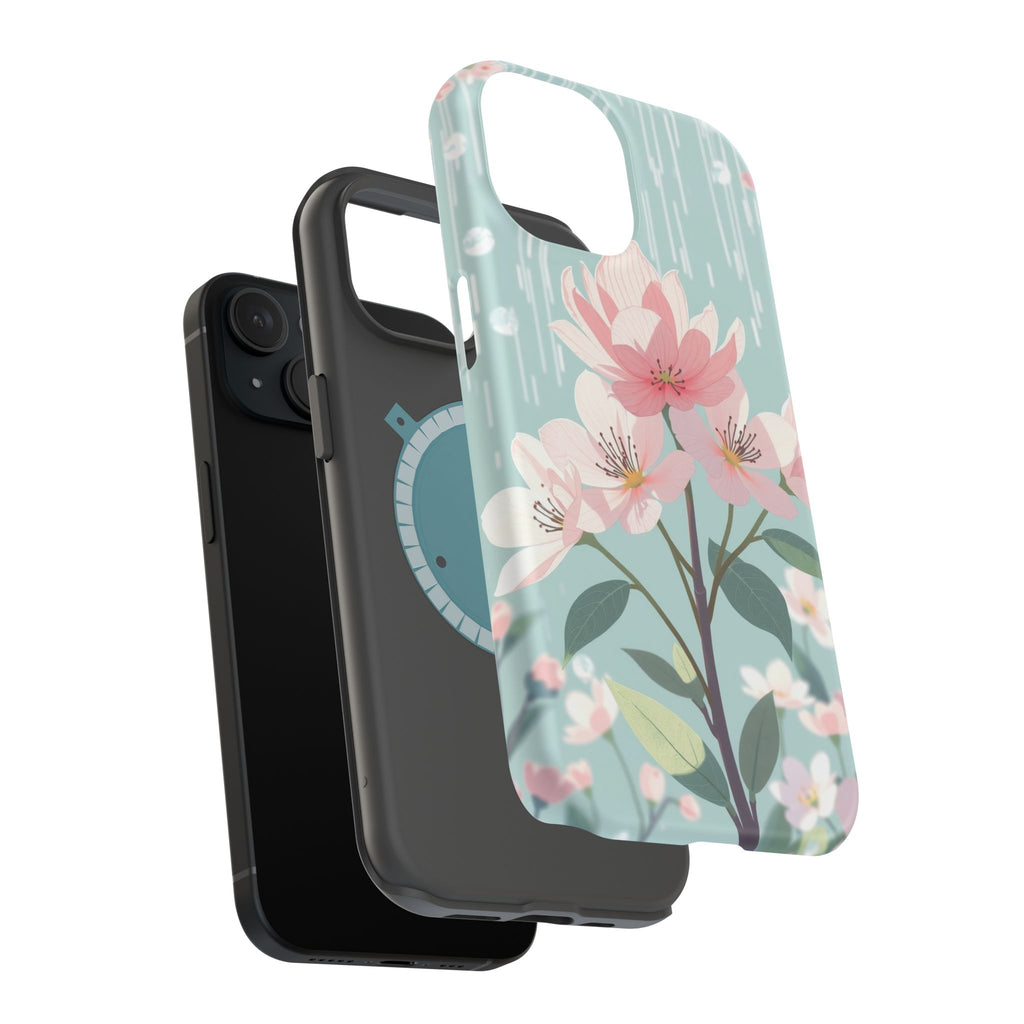 iPhone Mint And Blush Spring Shower Bloom Slim iPhone Everyday Designer · iPhone