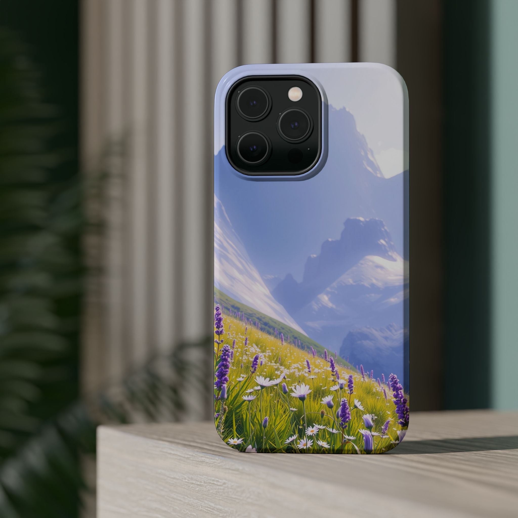 iPhone Lavender And Pearl Alpine Meadow Slim Everyday iPhone Designer · iPhone C