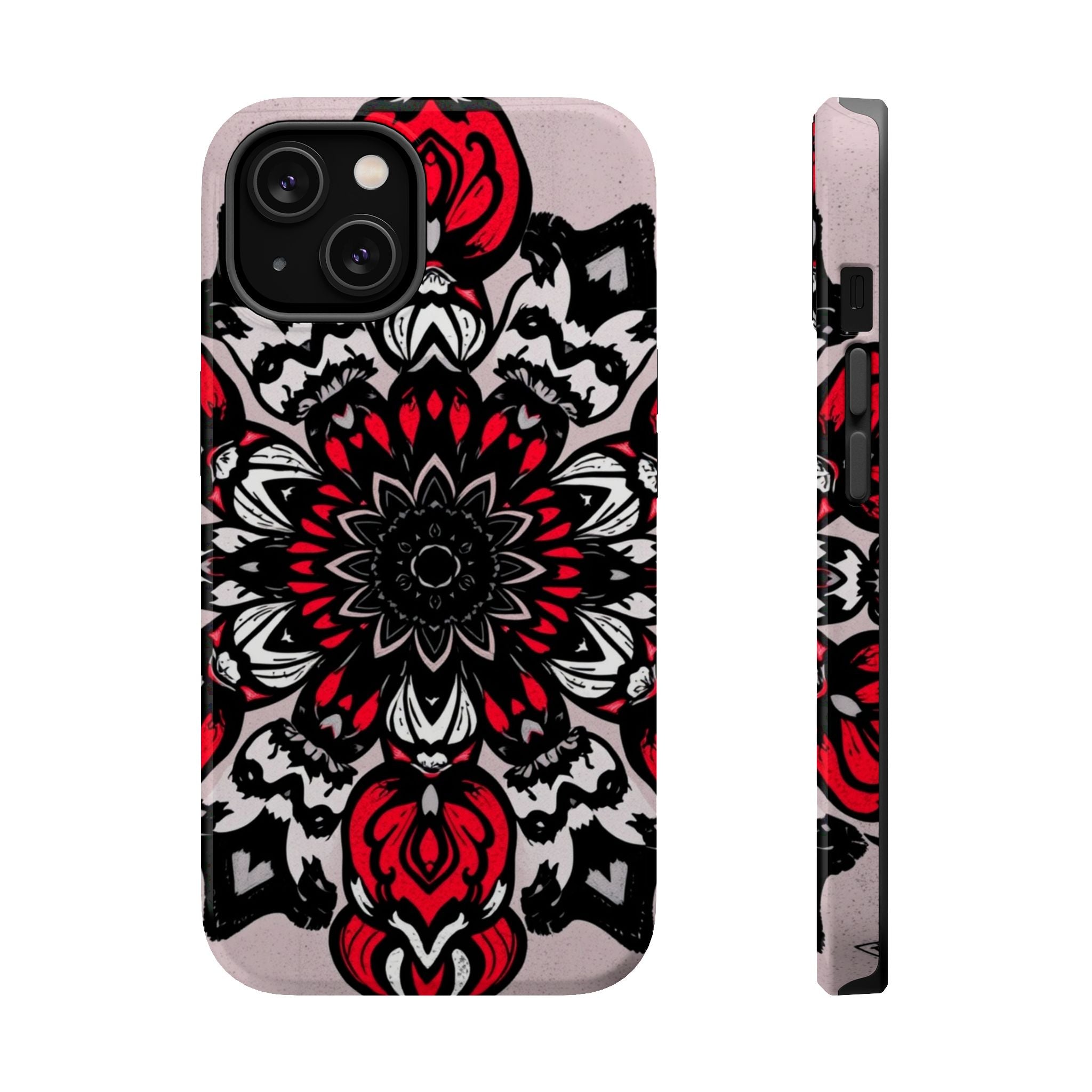 iPhone Floral Mandala Bold Art Slim Everyday Designer Case · iPhone Case