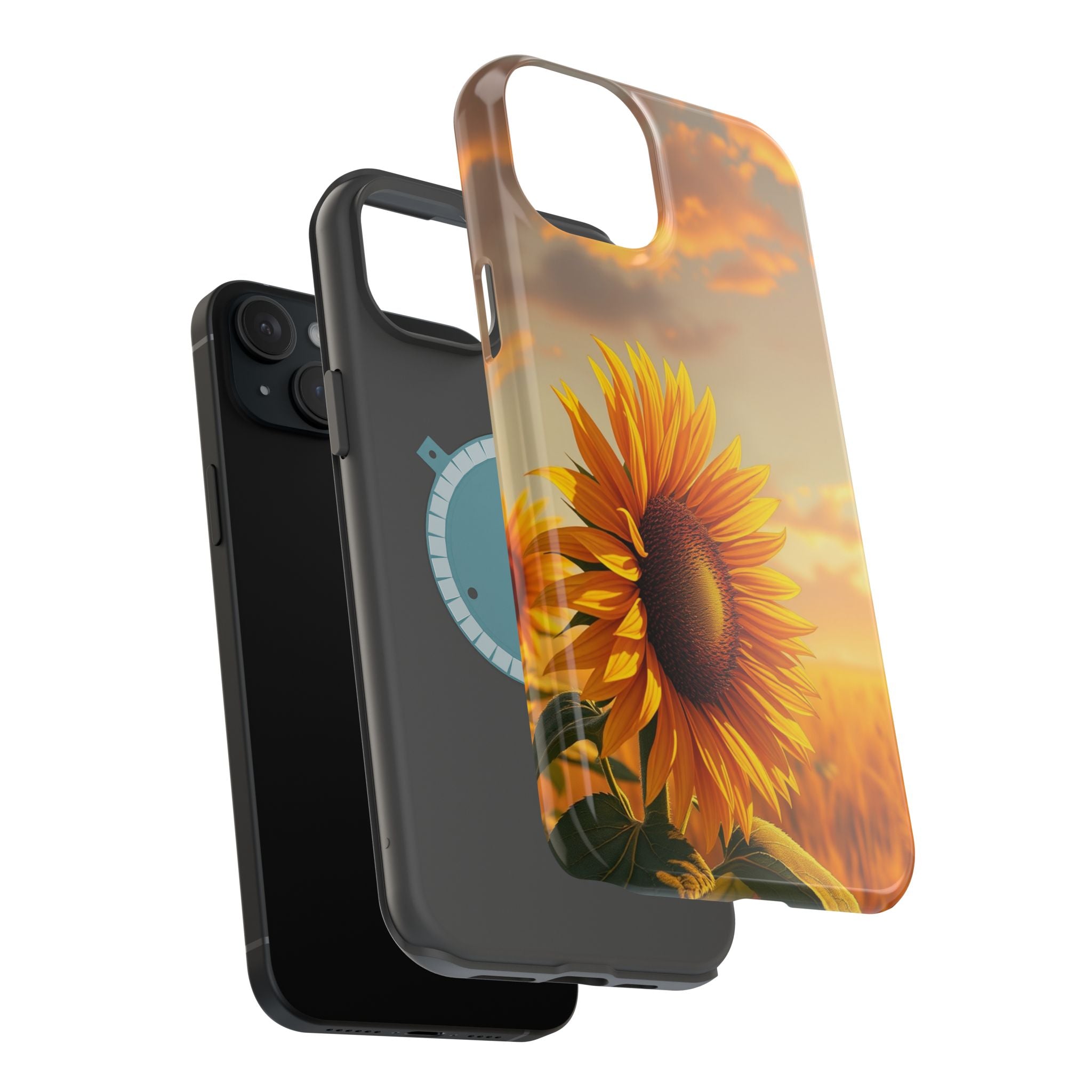 iPhone Sunflower Prairie Electric Art Slim Everyday Designer Case · iPhone Case