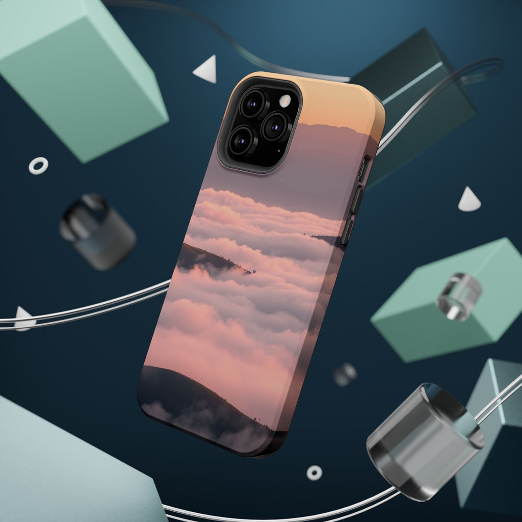 iPhone Fog Rolling Over Hills Grunge Distressed Soft iPhone Finish · iPhone Case