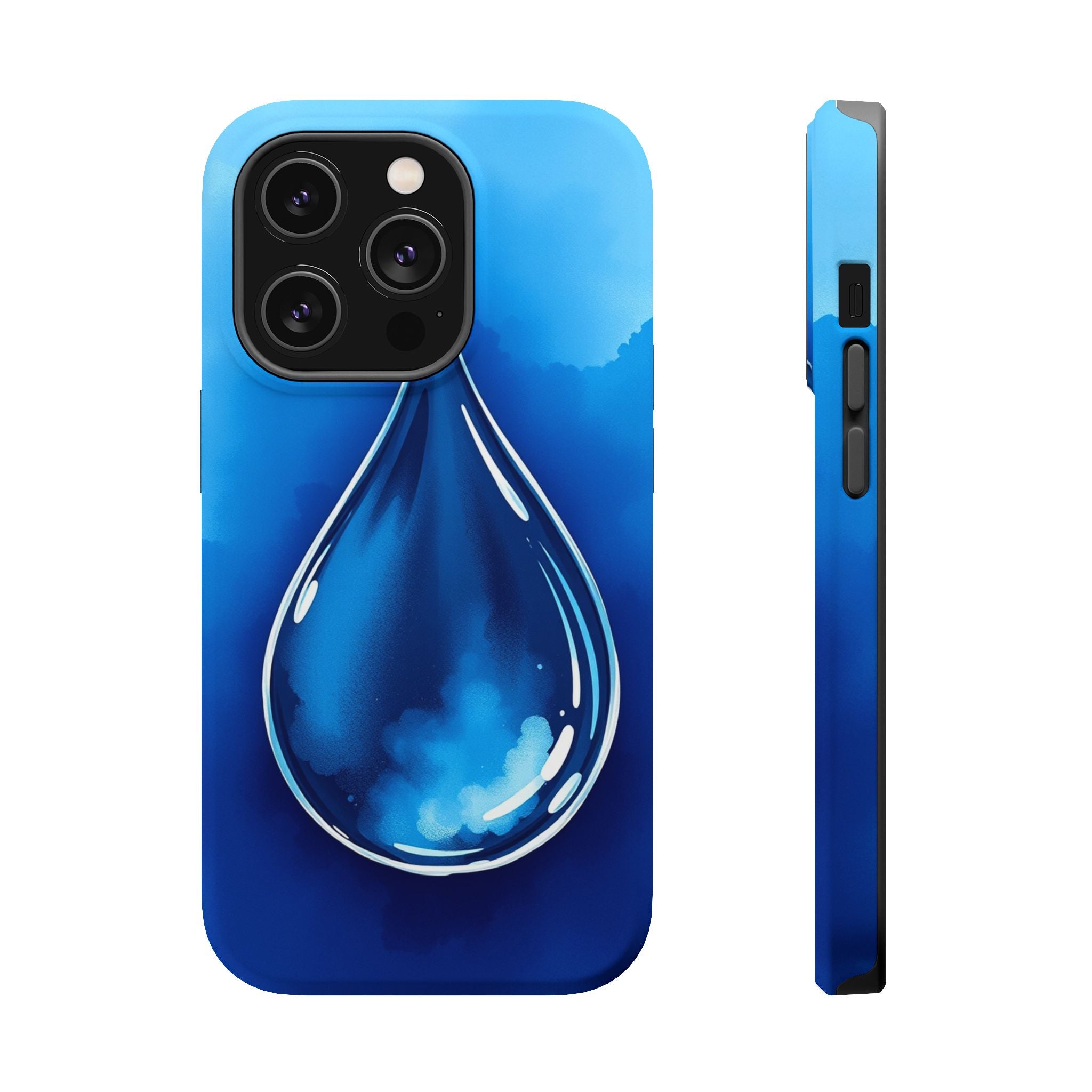 iPhone Ink Drop Vibrant Watercolor Bold Modern Everyday Snap Case · iPhone Case