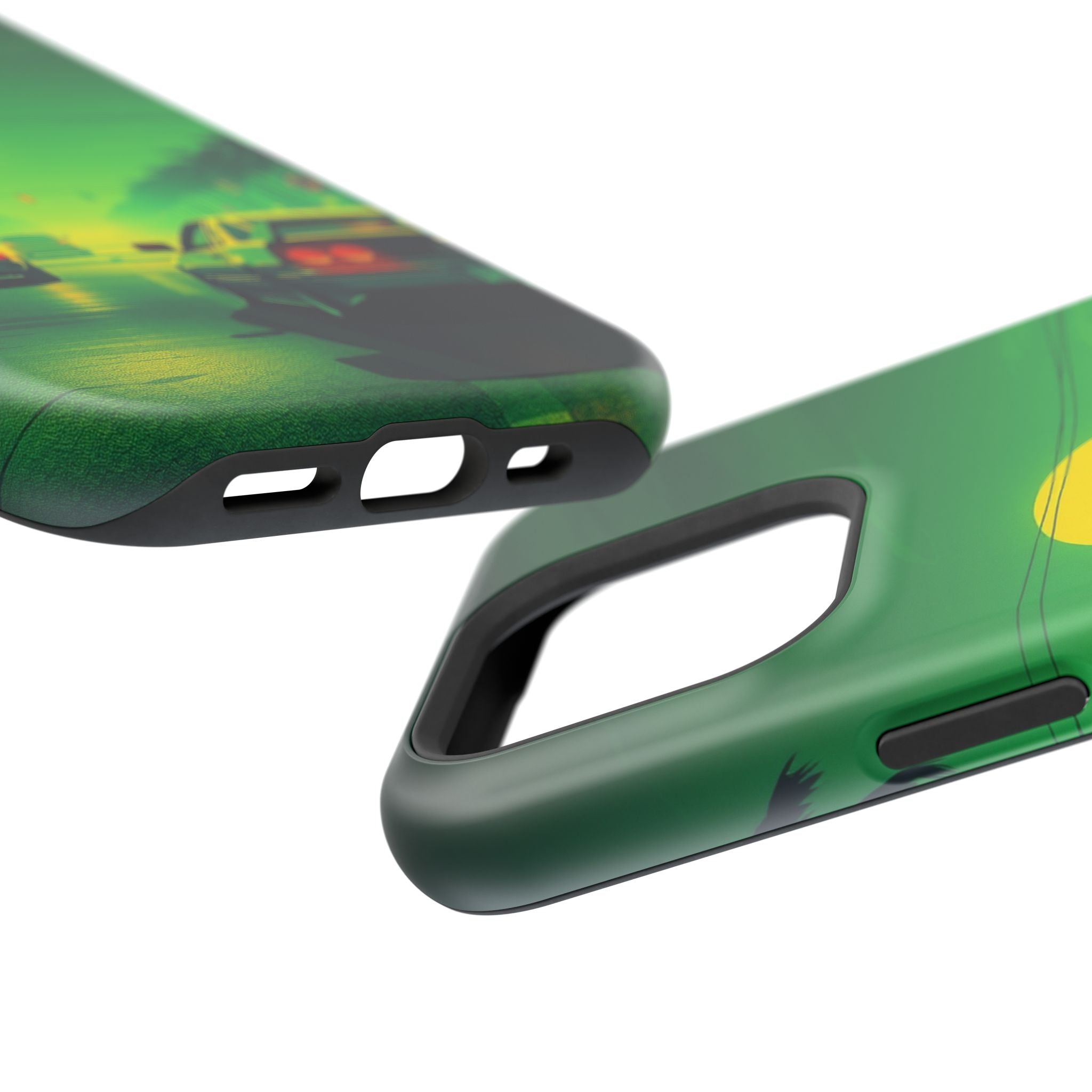 iPhone Dreamy Sunset Drive 80s Design Slim Everyday Designer Case · iPhone Case