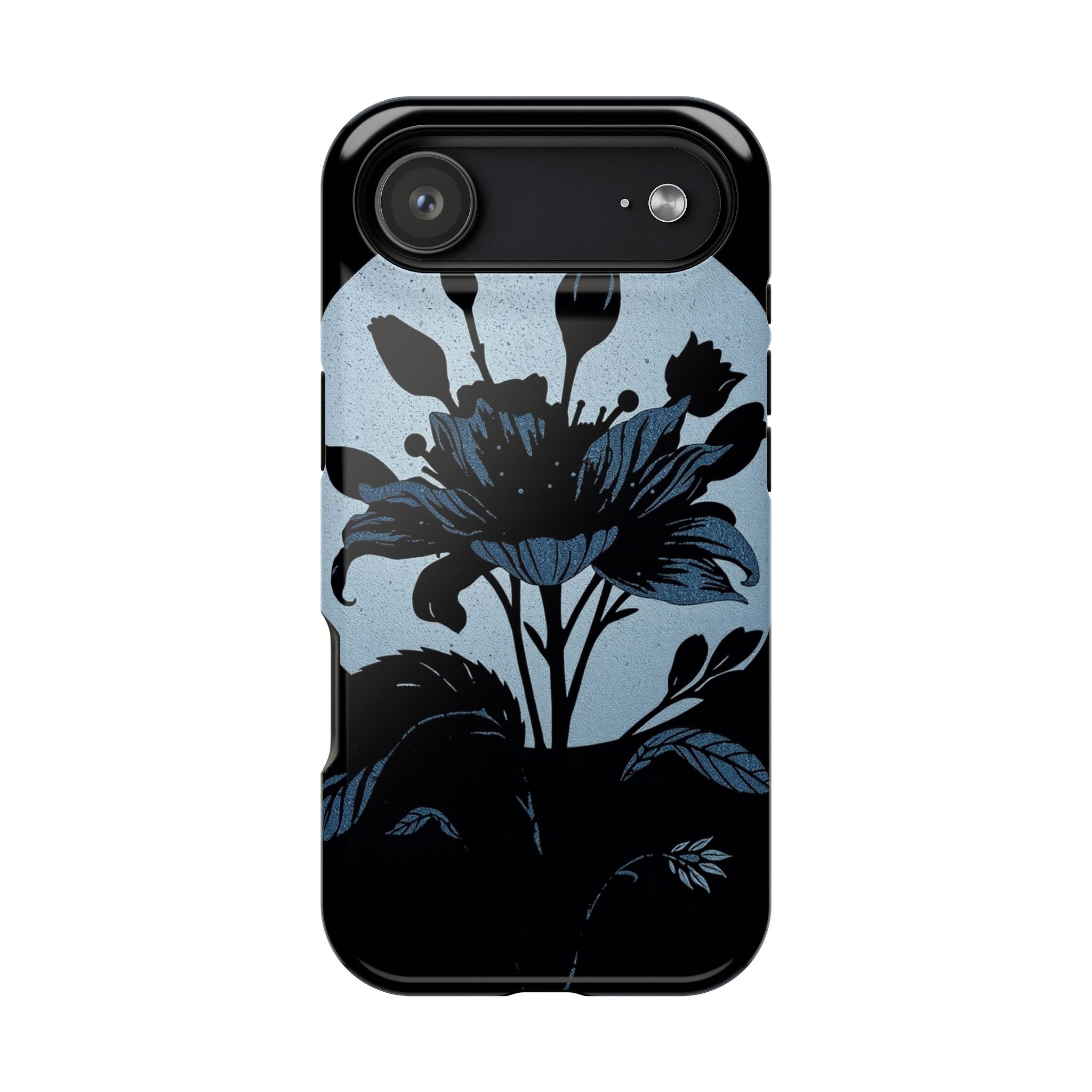 iPhone Radiant Floral Silhouette Design Slim Everyday Designer Case · iPhone Cas