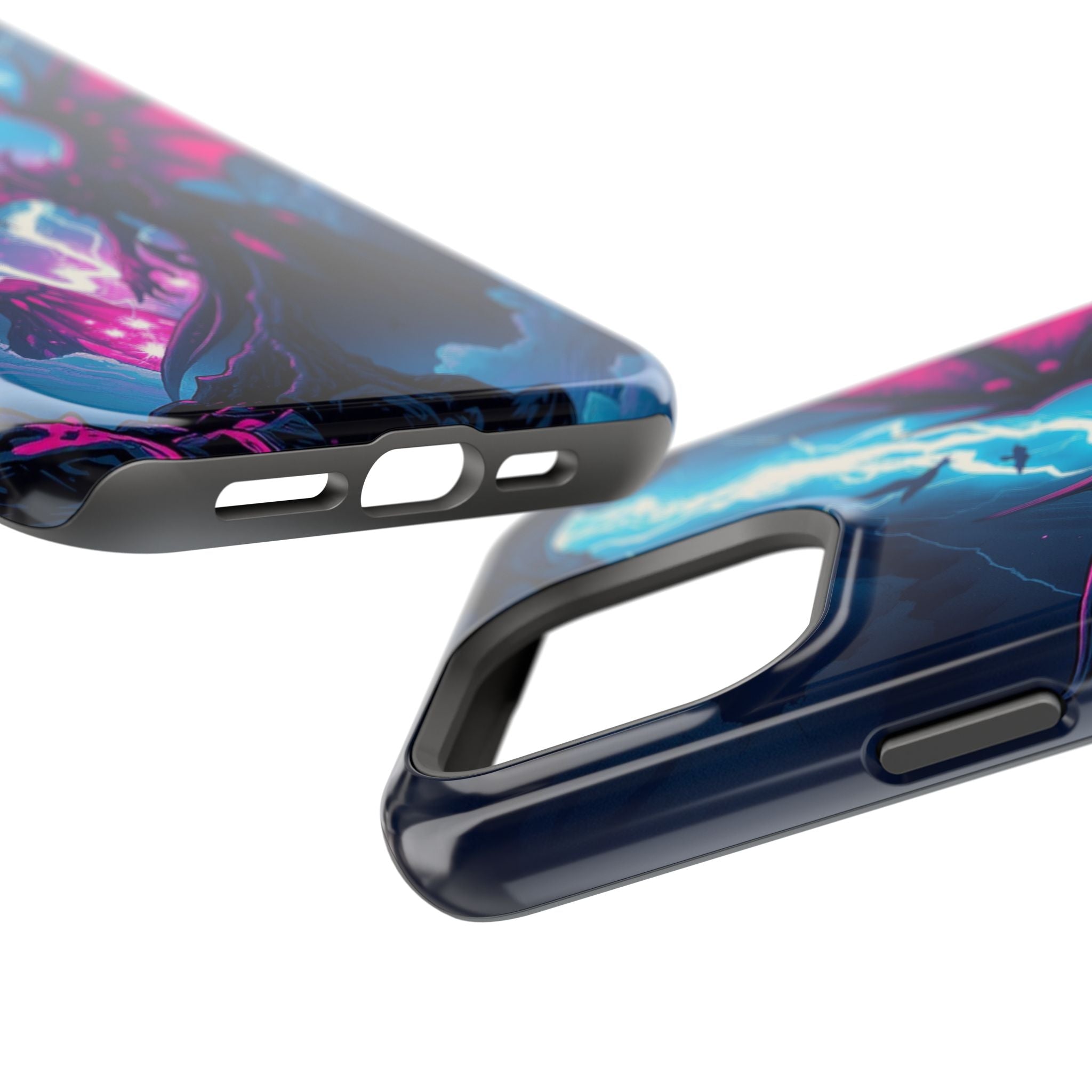 iPhone Radiant Hatching Storm Design Slim Everyday Designer Case · iPhone Case