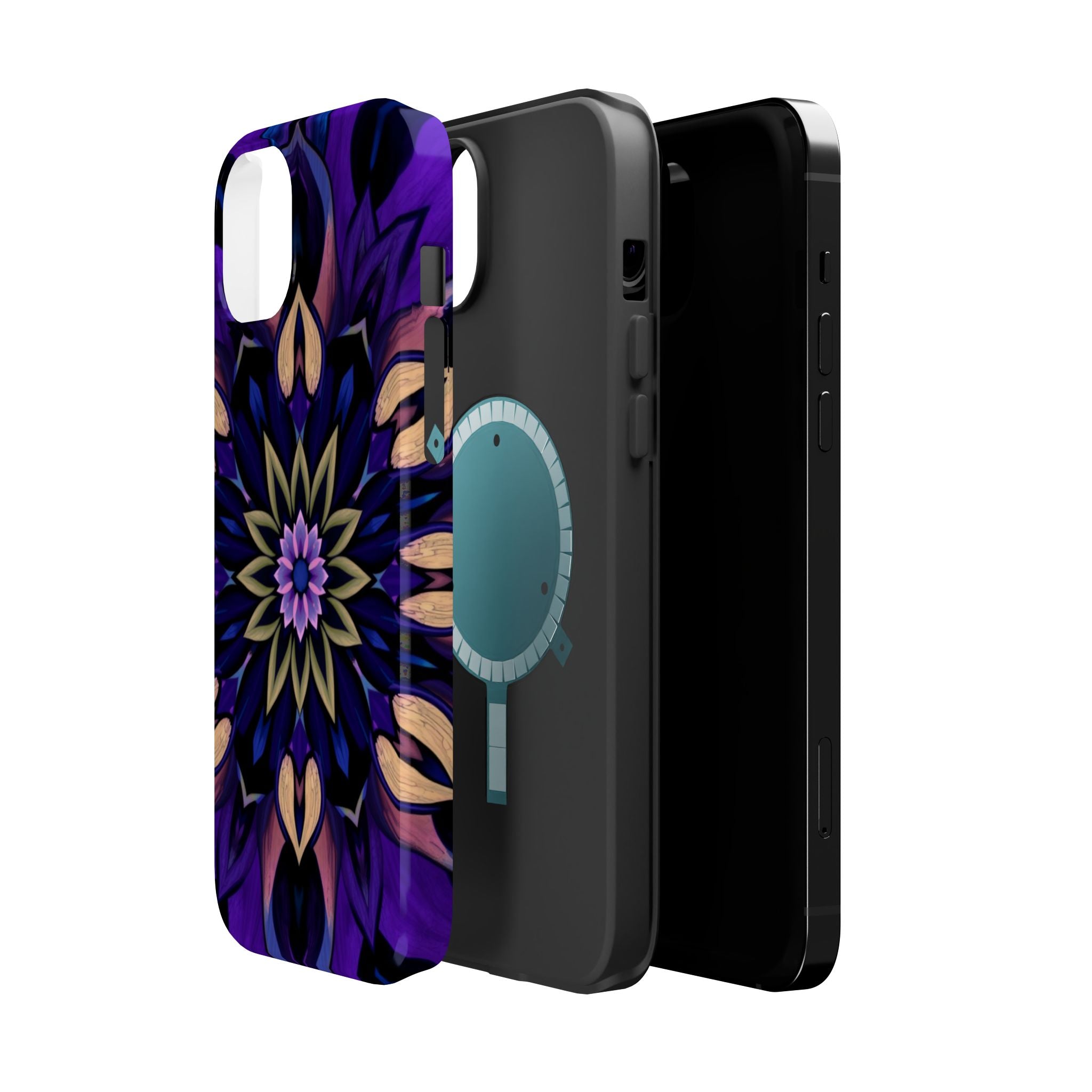 iPhone Floral Mandala Mystic Art Bold Modern Everyday Snap Case · iPhone Case