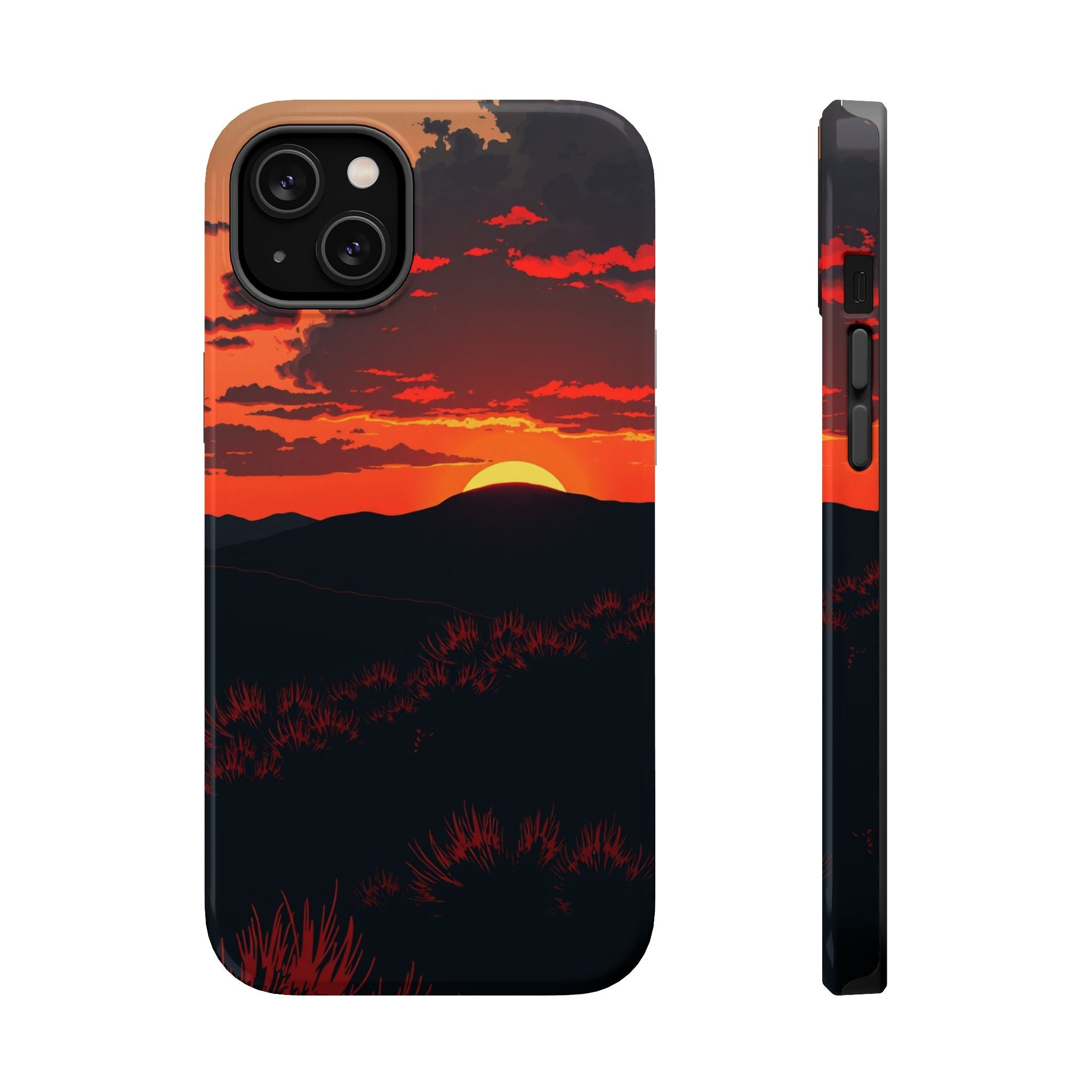 iPhone Mesa Sunset Cinematic Art Bold Modern Everyday Snap Case · iPhone Case