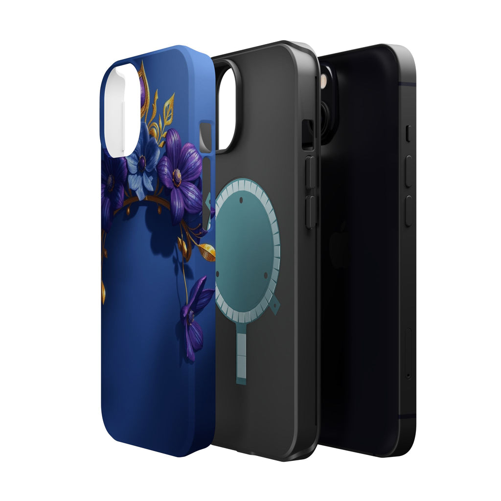 iPhone Vibrant Floral Crown Design 14 Slim Everyday Designer Case · iPhone Case