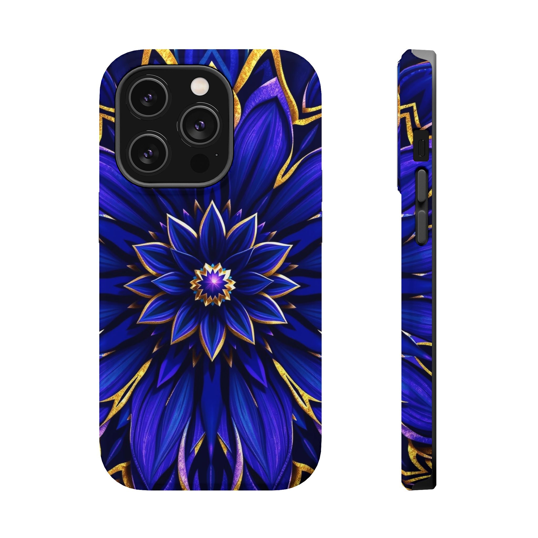 iPhone Floral Mandala Electric Art 14 Slim Everyday Designer Case · iPhone Case
